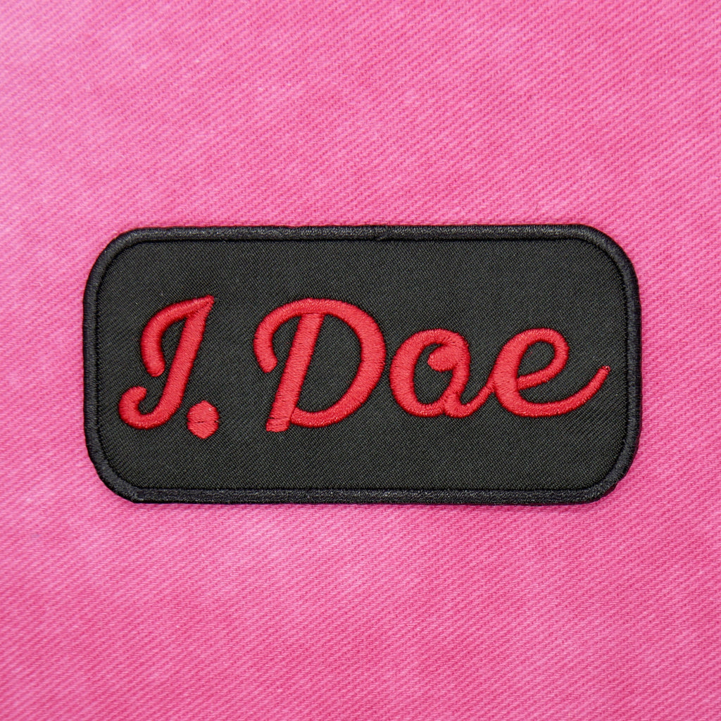 J. Doe Name Tag Patch