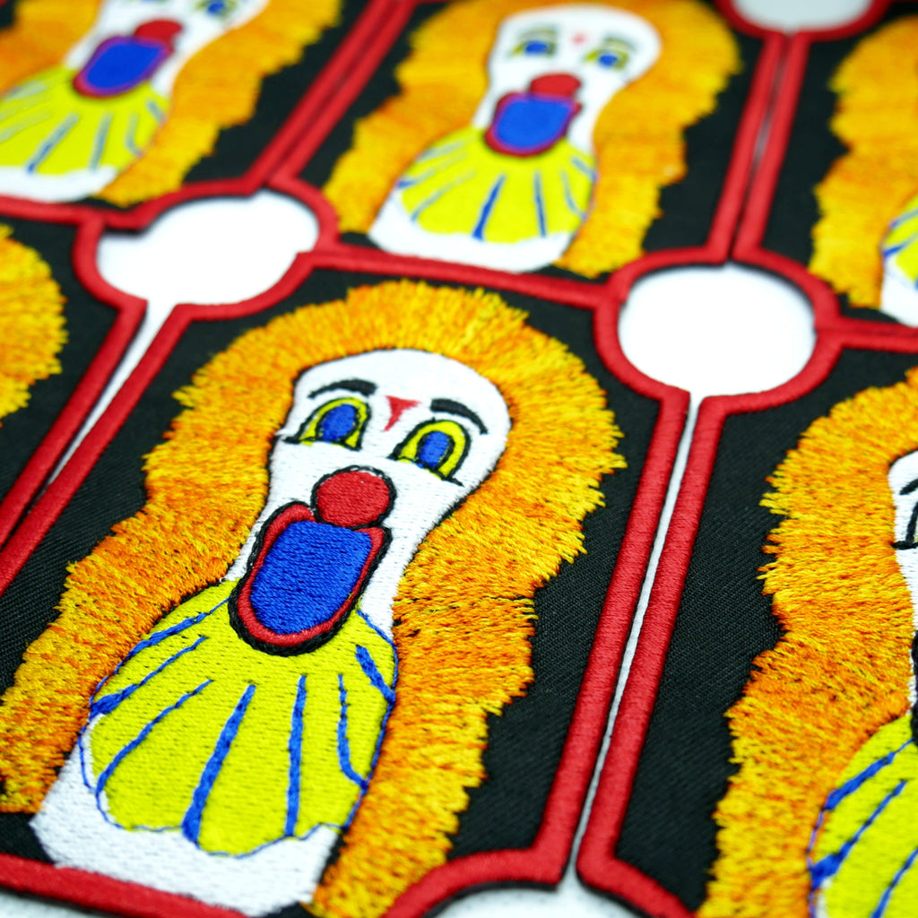 Knock em Down Clown Patch