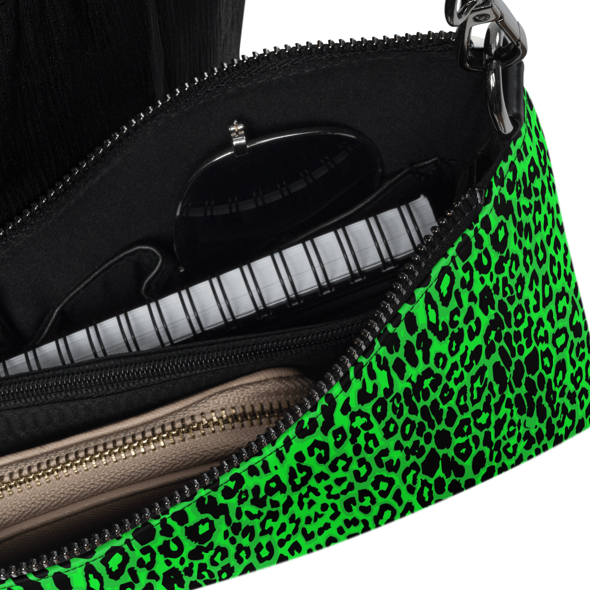 Lime Leopard Crossbody Bag