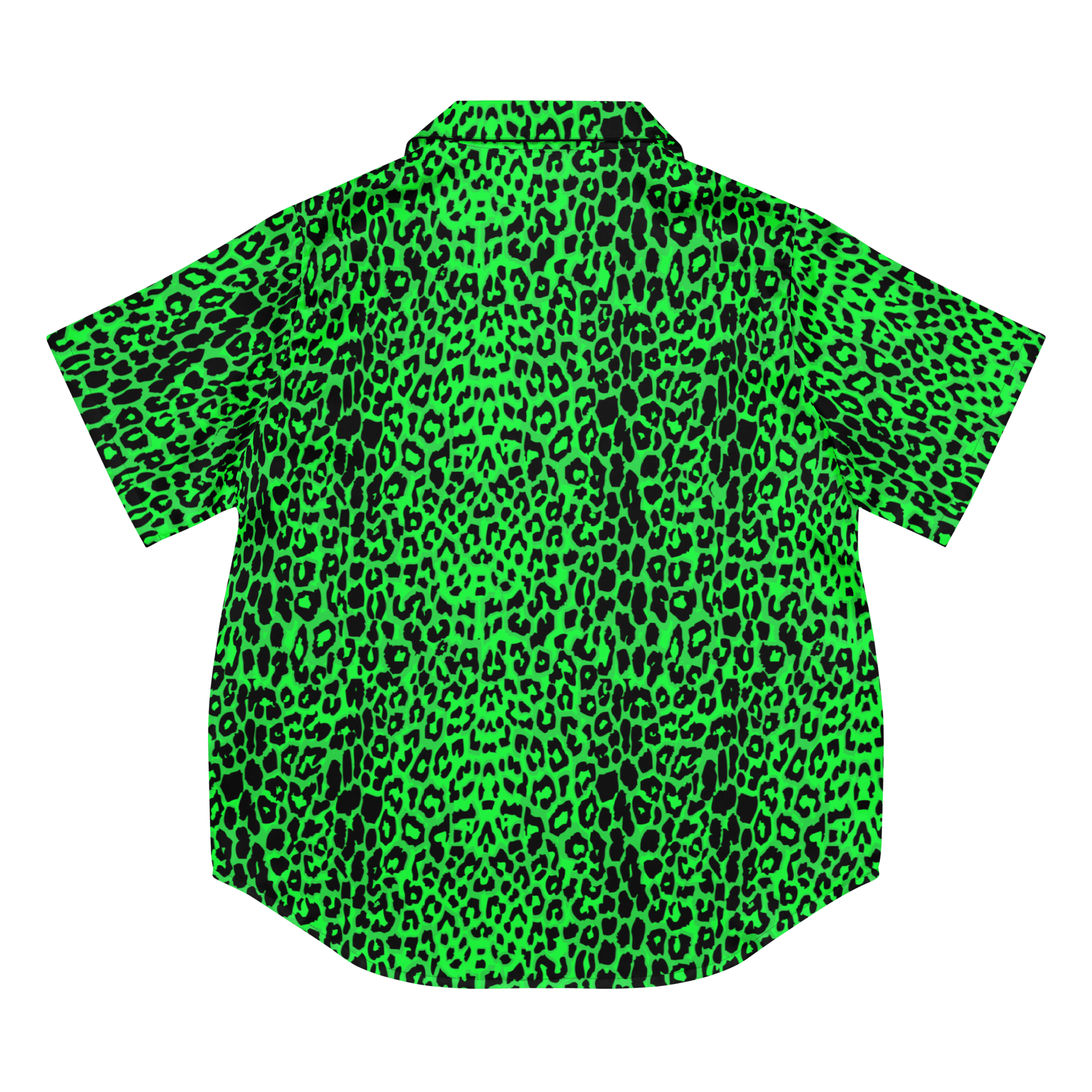 Lime Leopard Silky Pajama Top