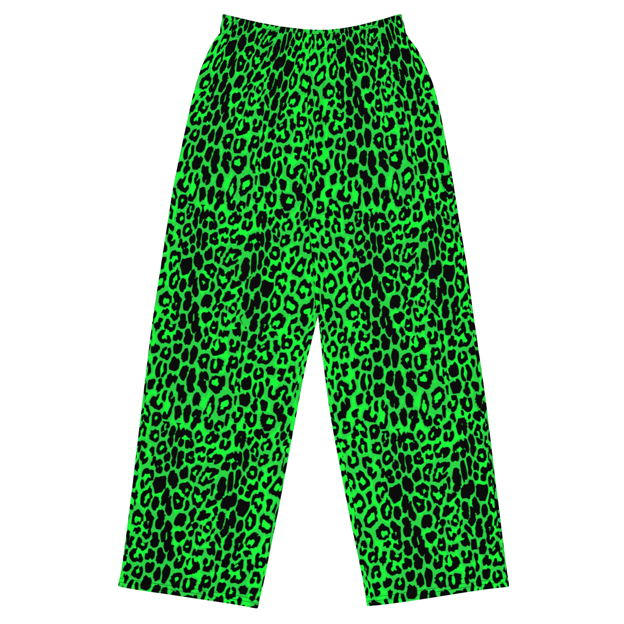 Lime Leopard Unisex Lounge Pants