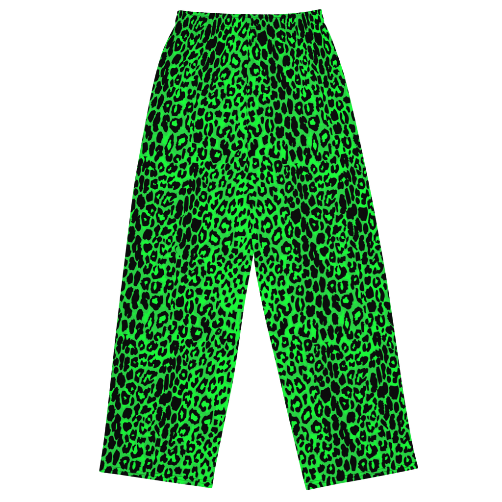 Lime Leopard Unisex Lounge Pants