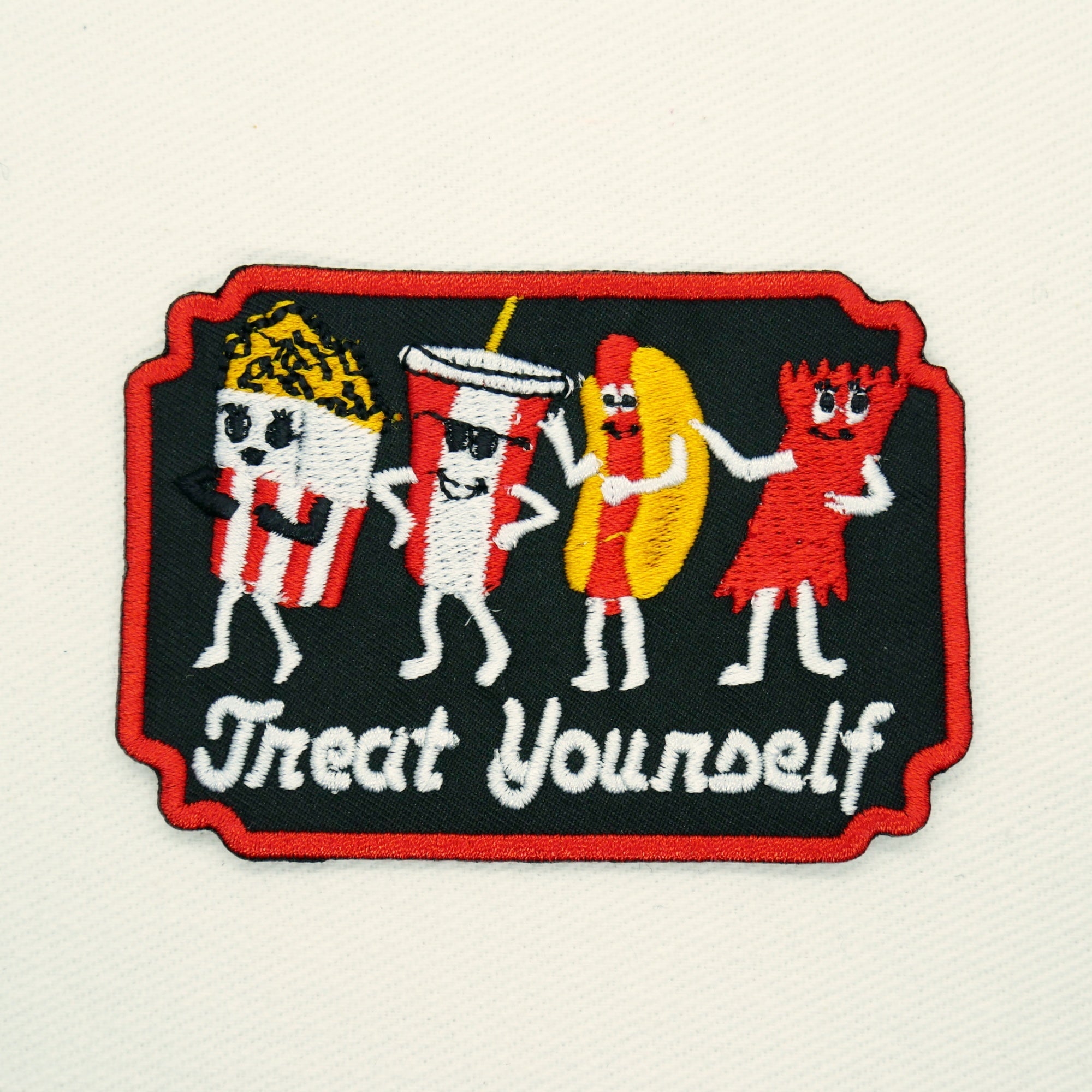Treat Yourself Movie Lovers Iron On Patch