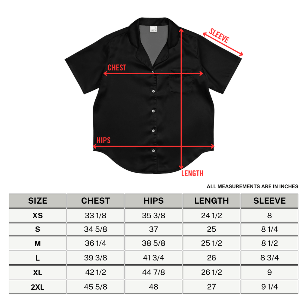 Freaky Frights Silky Pajama Top