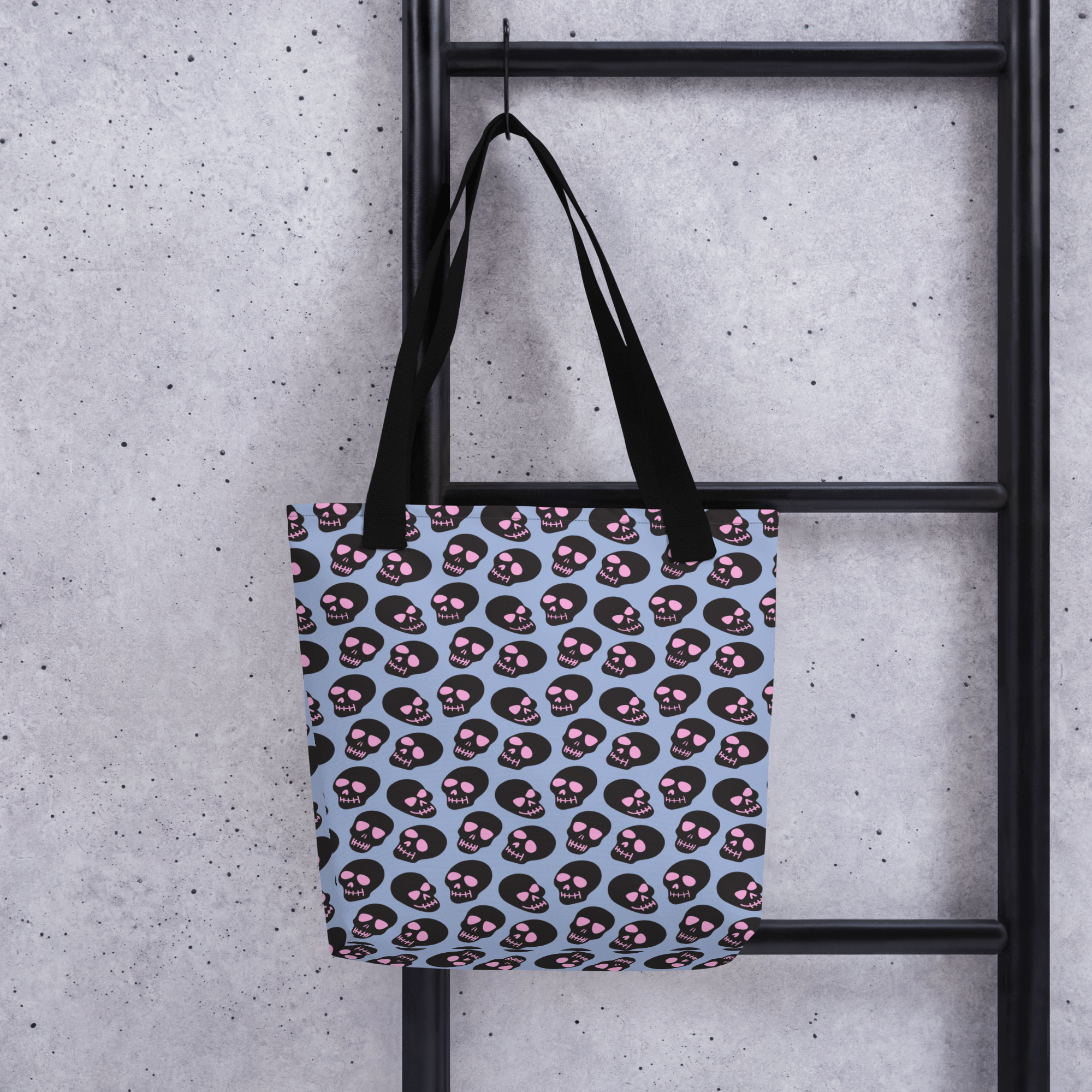Neon Skull Tote bag