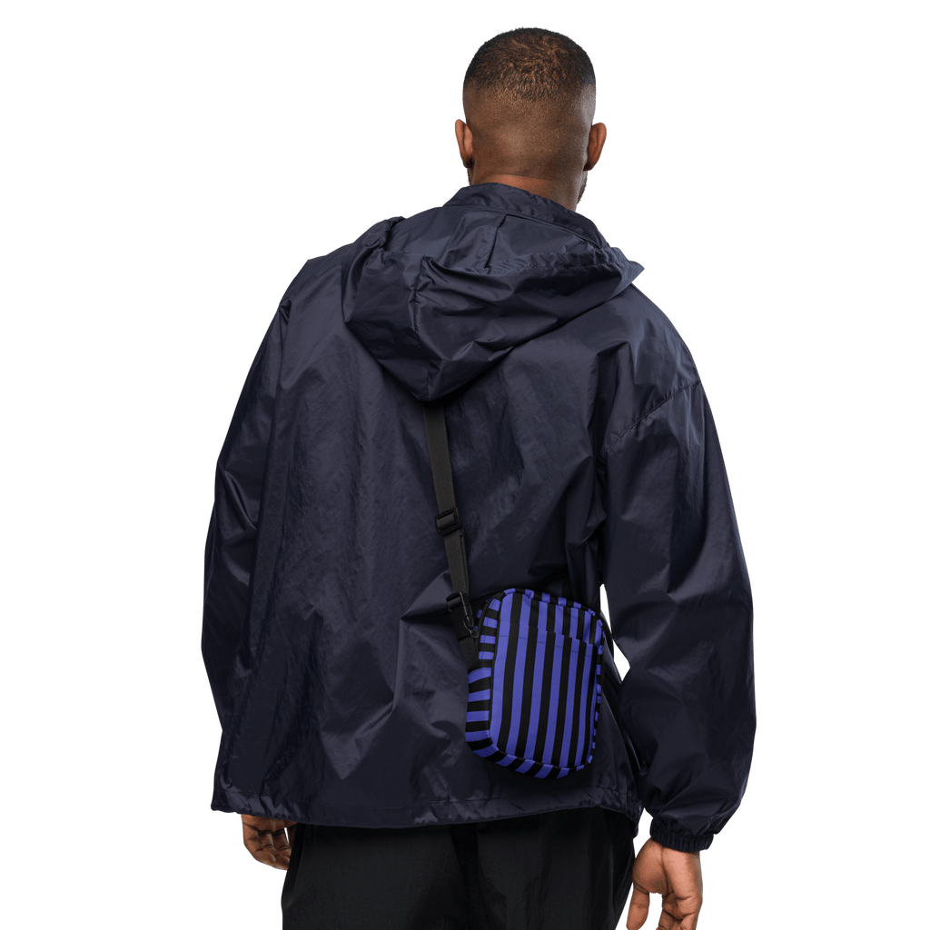 Nevermore Days Striped Crossbody Bag