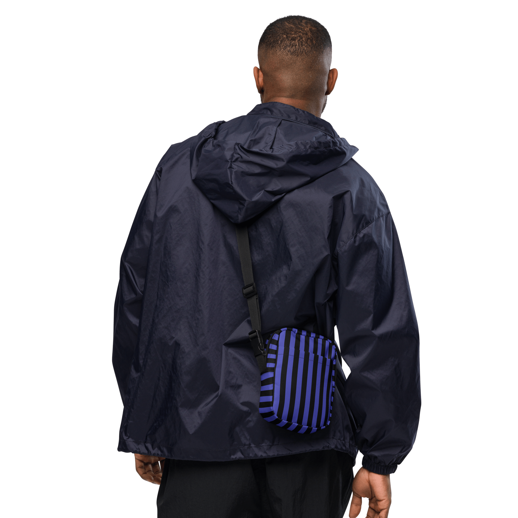 Nevermore Days Striped Crossbody Bag