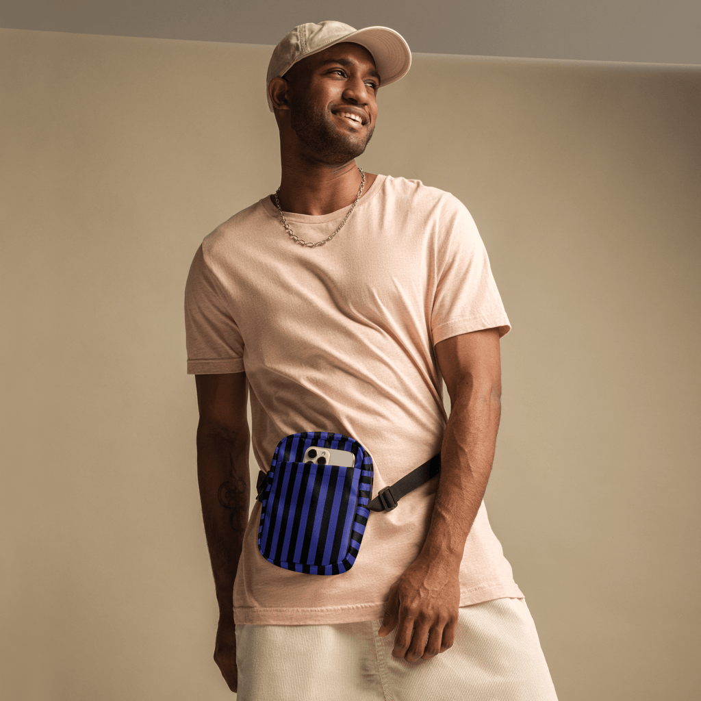 Nevermore Days Striped Crossbody Bag