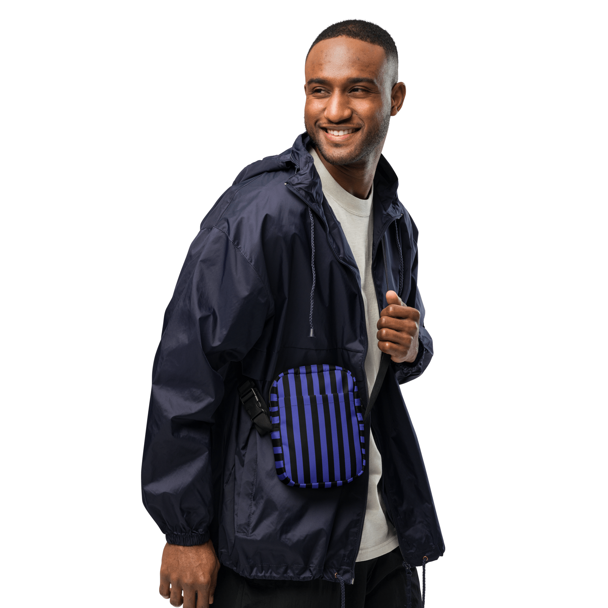 Nevermore Days Striped Crossbody Bag