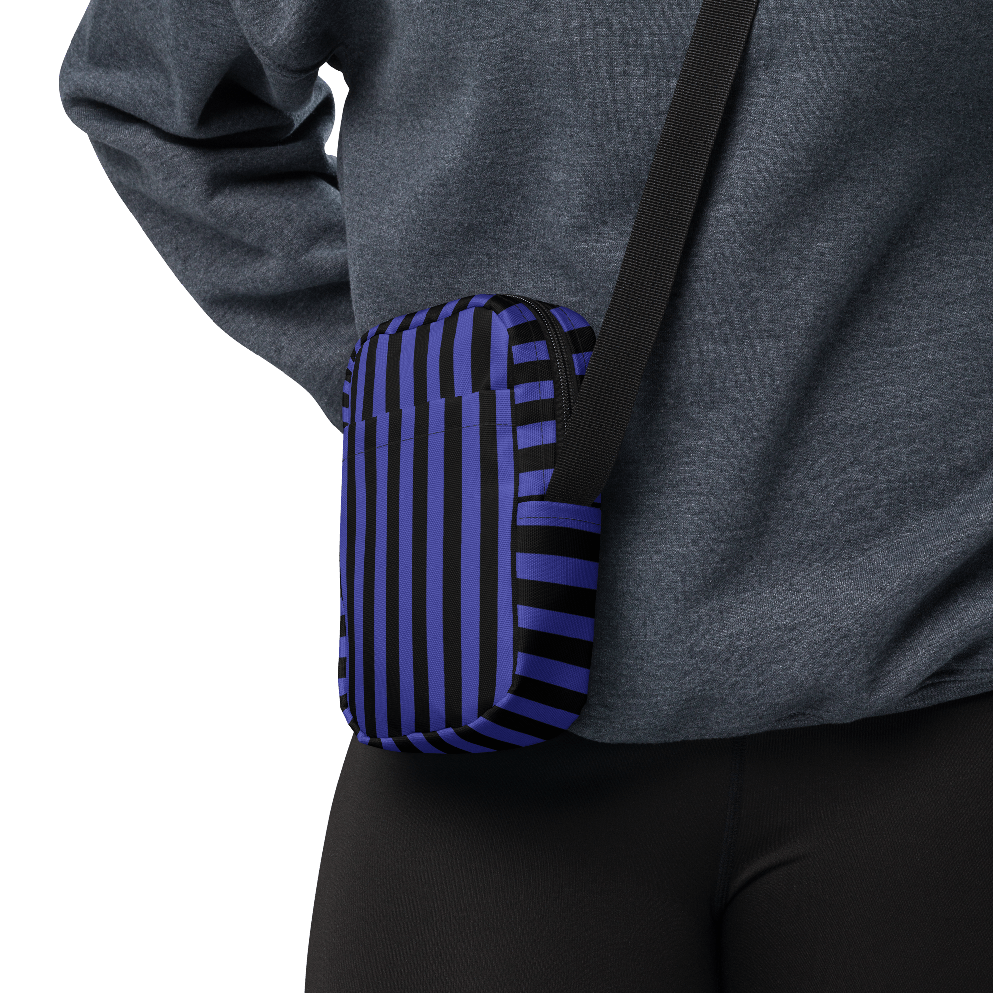 Nevermore Days Striped Crossbody Bag