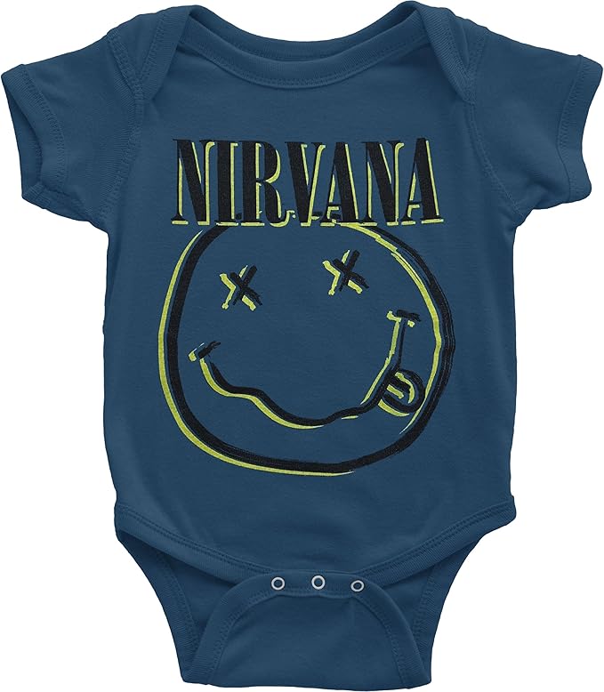 Nirvana Smile Baby One Piece Bodysuit Gift Blue