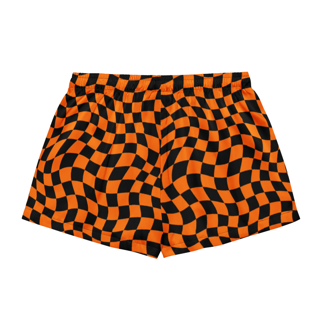 October Tiles Checkered Silky Pajama Shorts