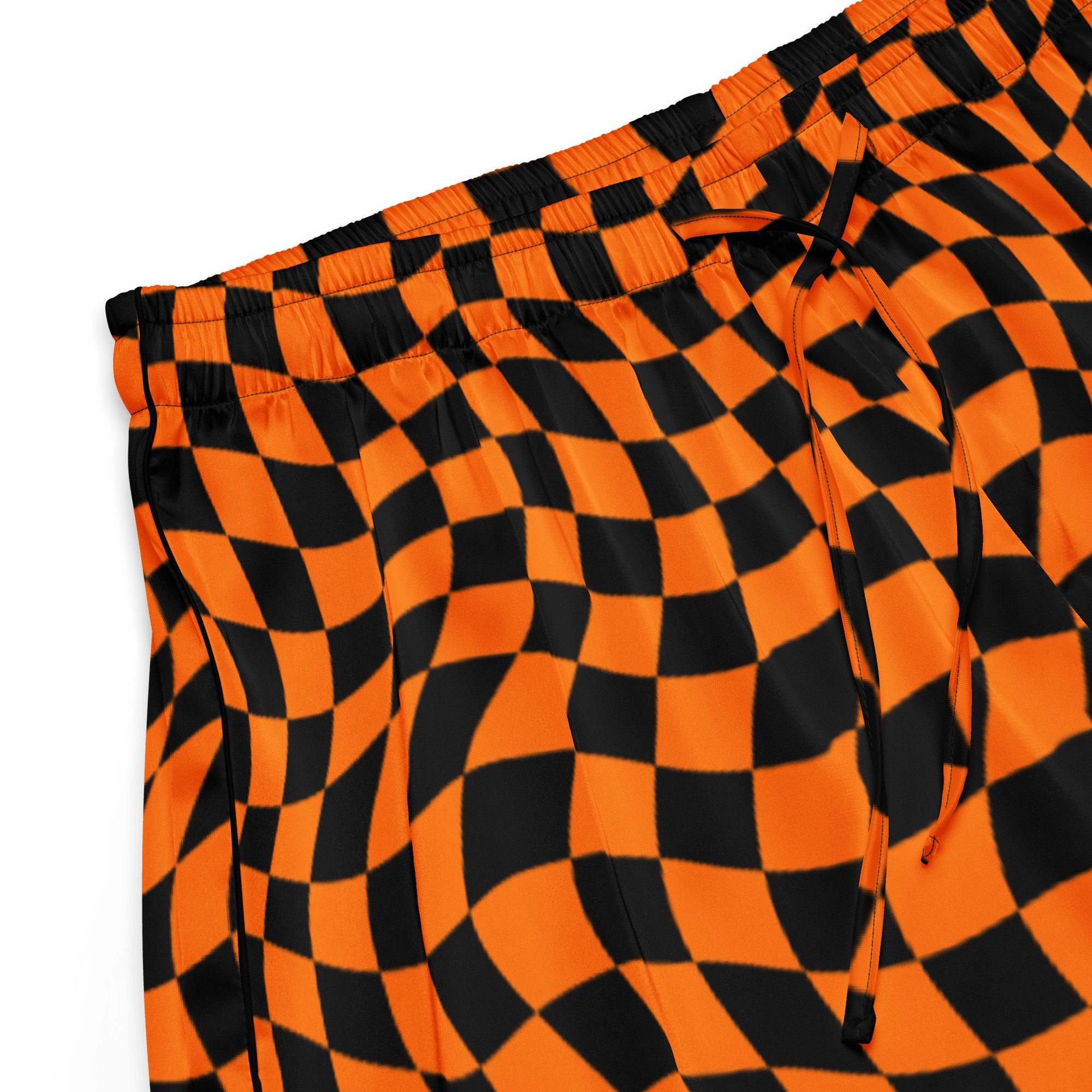 October Tiles Checkered Silky Pajama Shorts