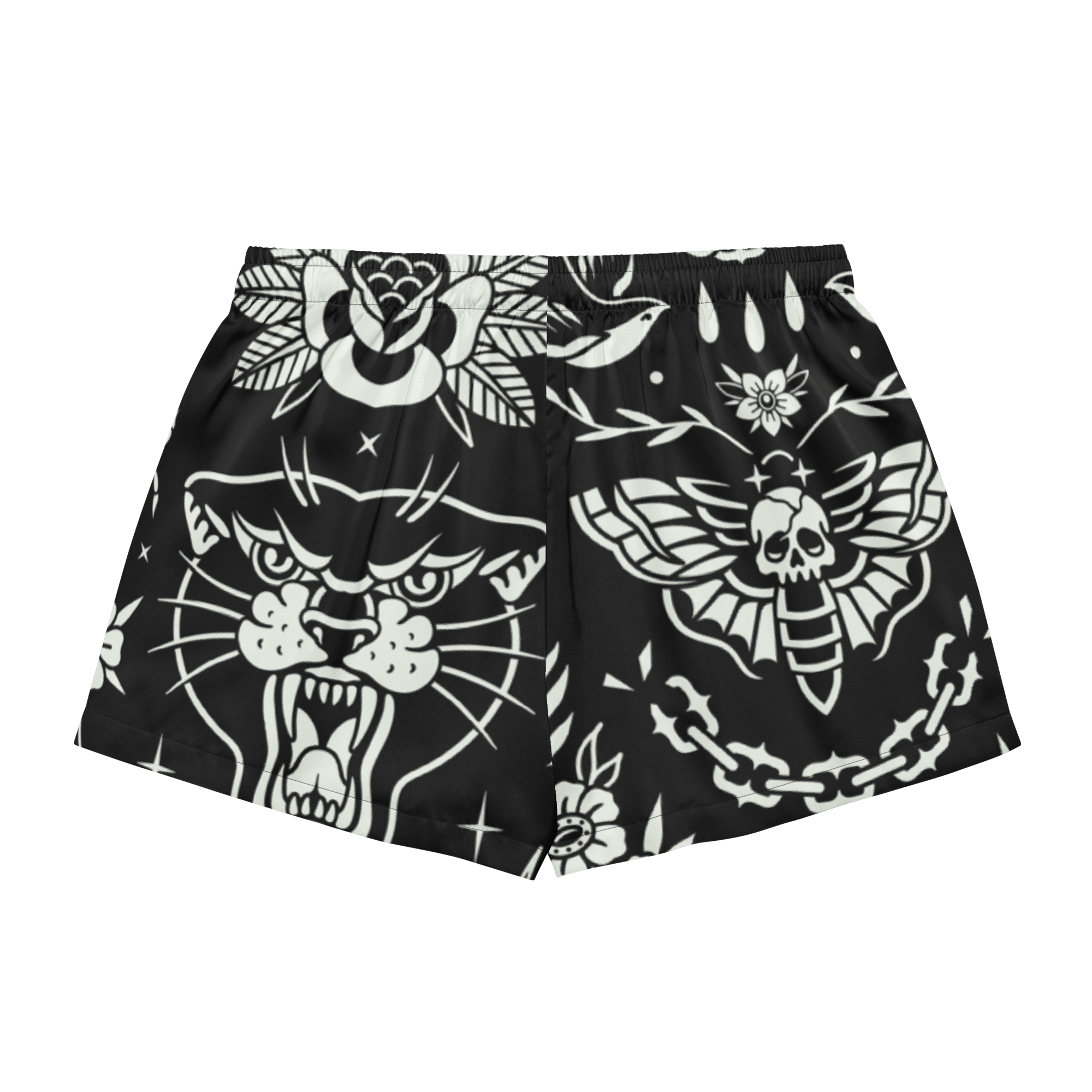 Old School Ink Silky Pajama Shorts