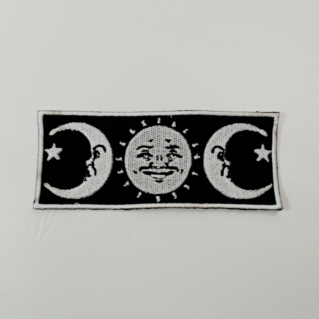 Ouija Triple Celestial Sun Moon Patch