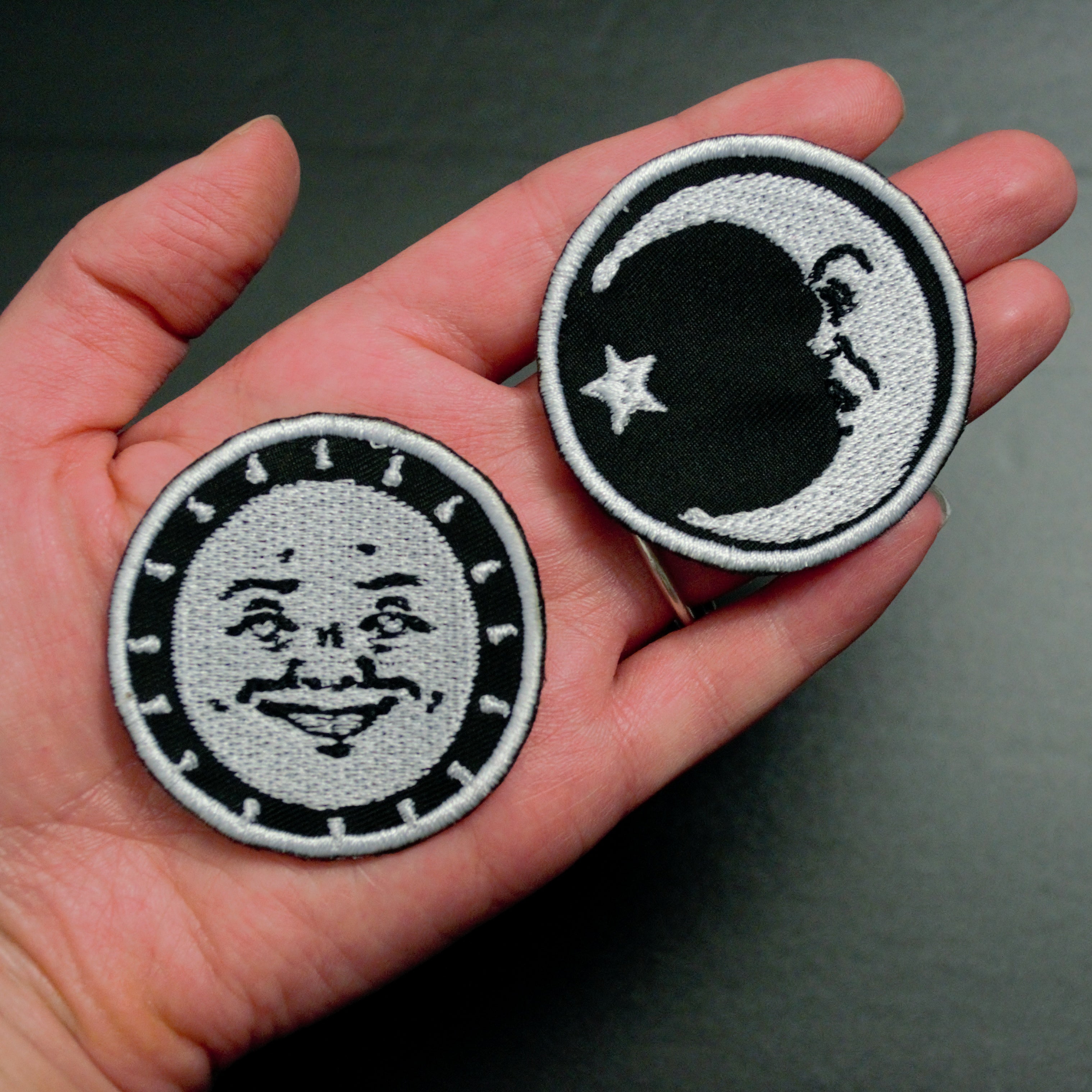 Ouija Sun and Moon Patch Set