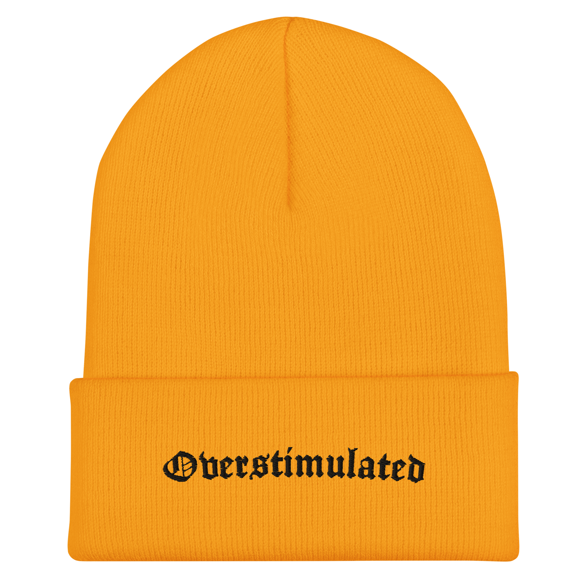 Overstimulated Cuffed Beanie