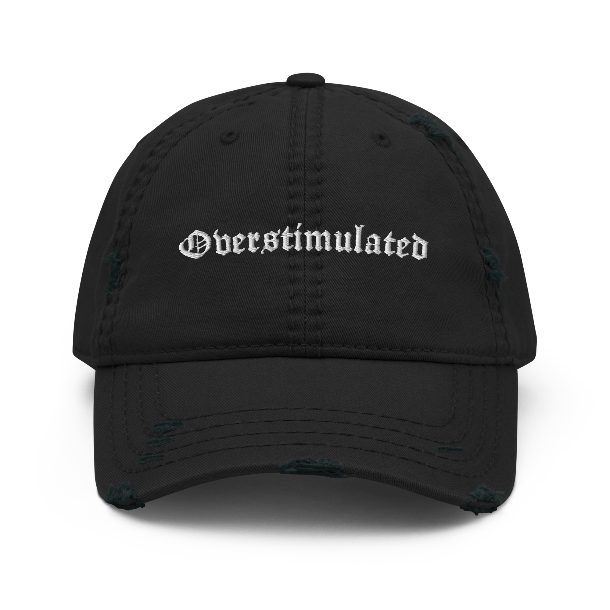 Overstimulated Distressed Dad Hat
