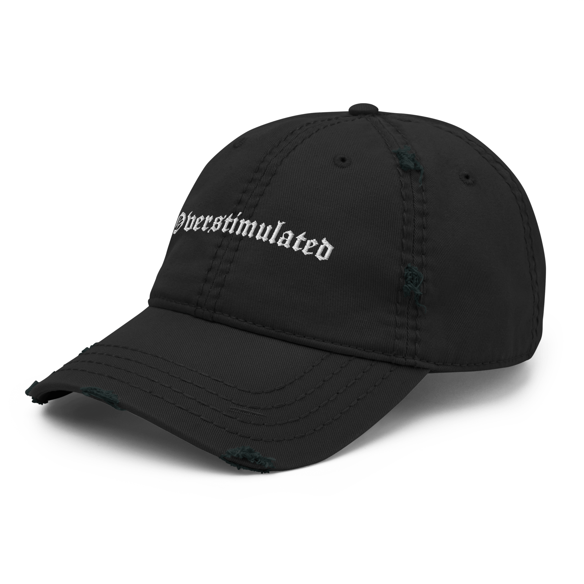 Overstimulated Distressed Dad Hat