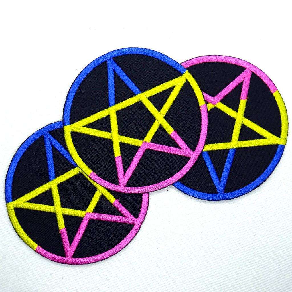 Pansexual Pride Pentagram Patch