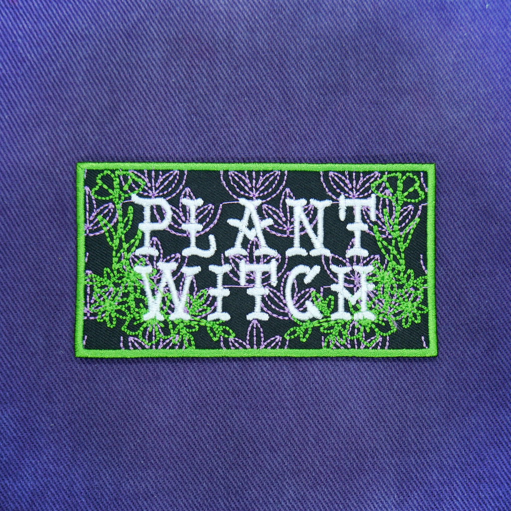 Plant Witch Name Tag Patch