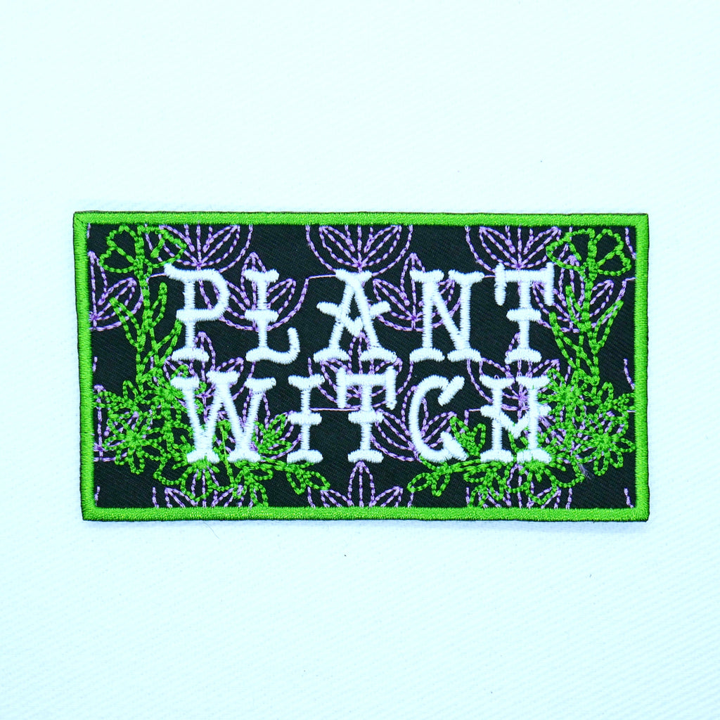 Plant Witch Name Tag Patch