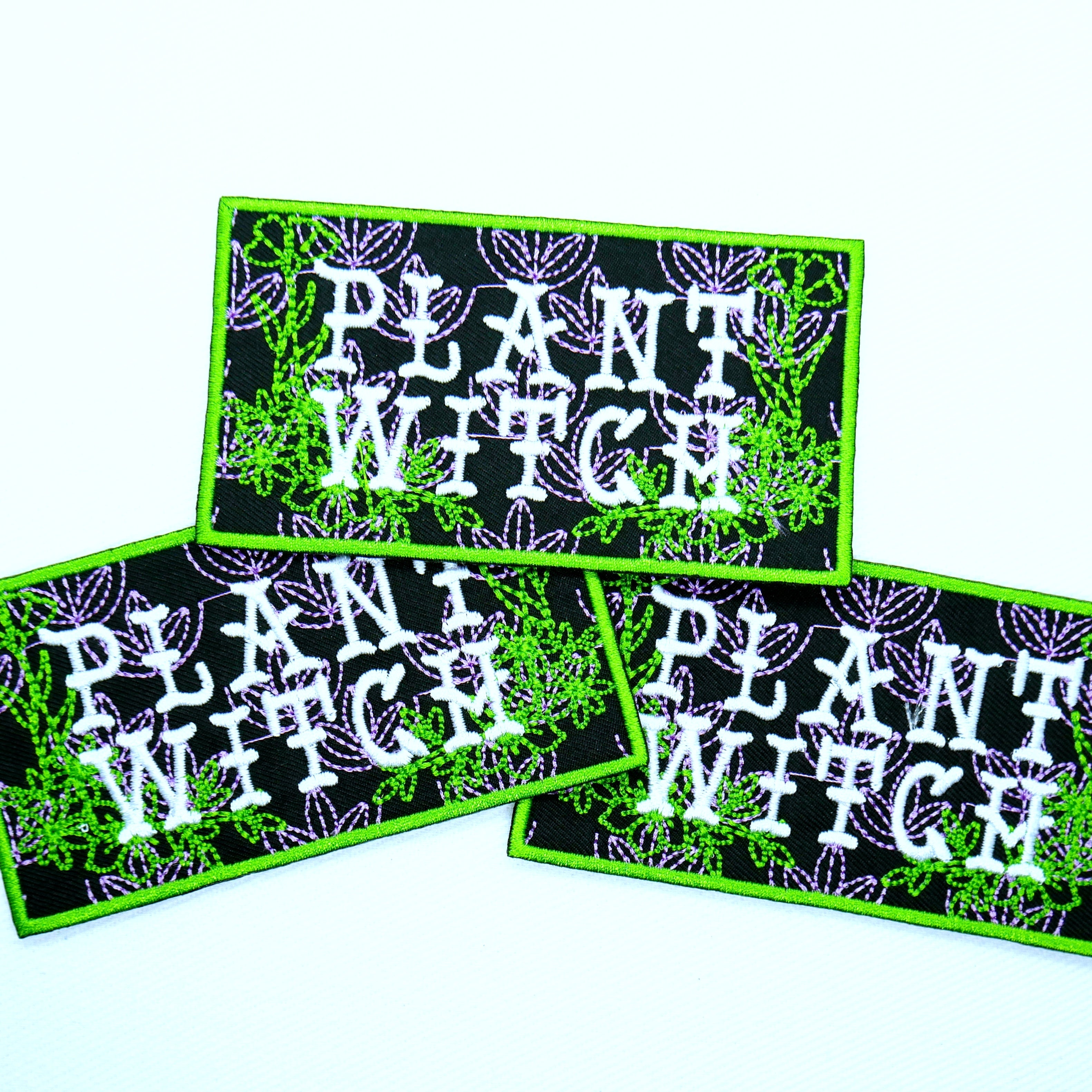 Plant Witch Name Tag Patch