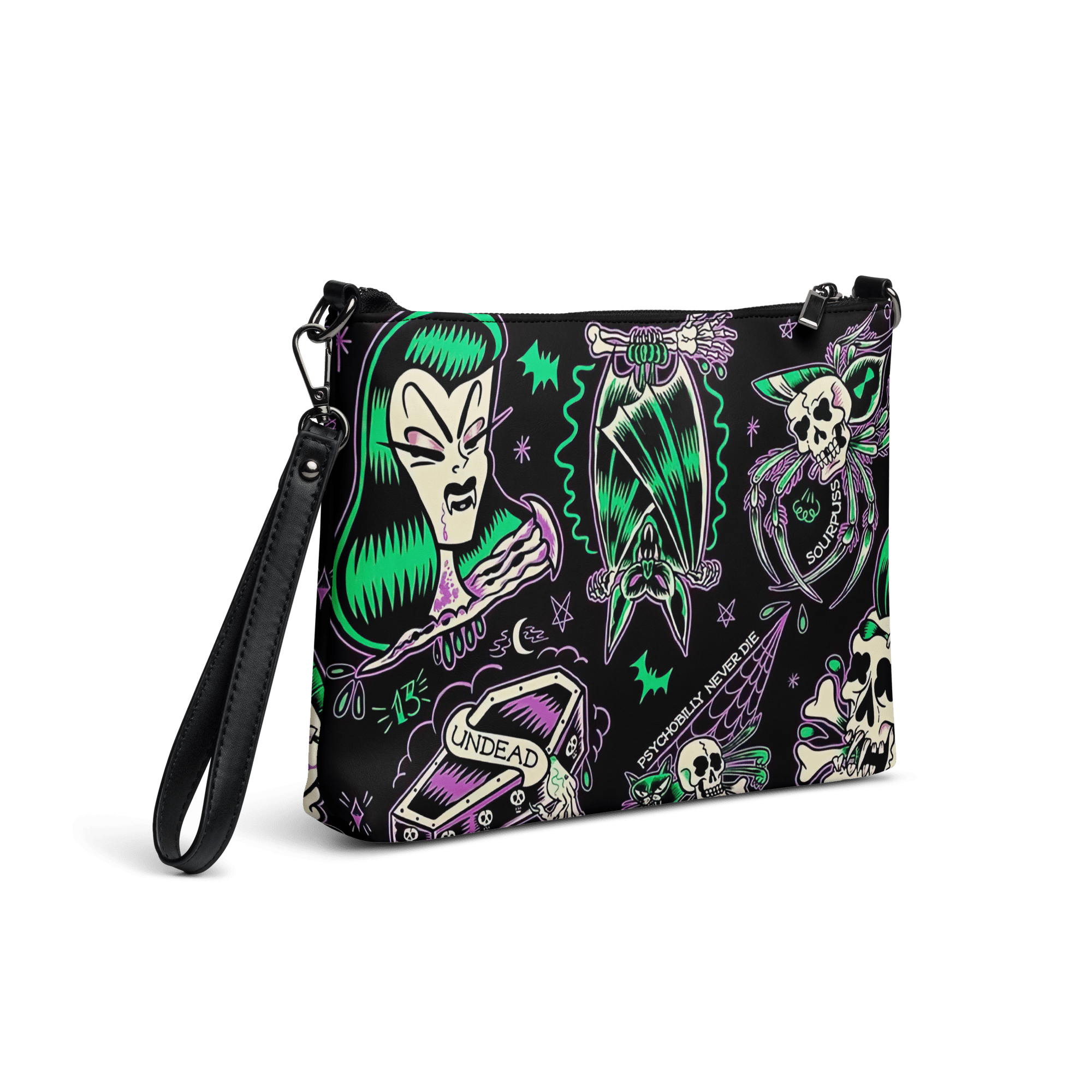 Psychobilly Blast Crossbody Bag