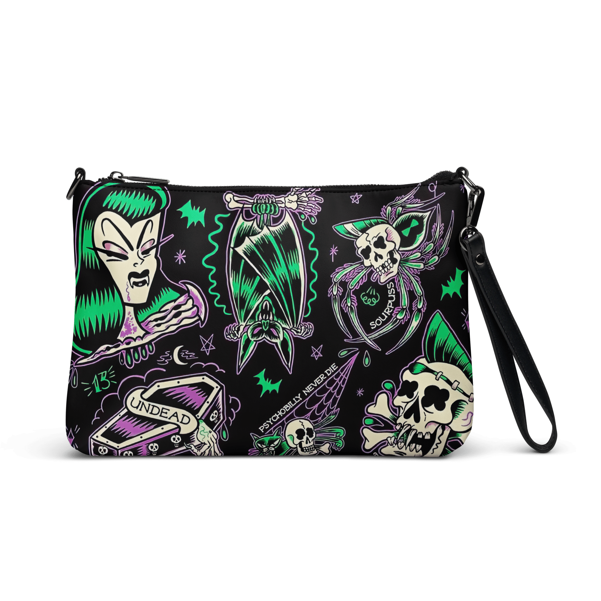 Psychobilly Blast Crossbody Bag