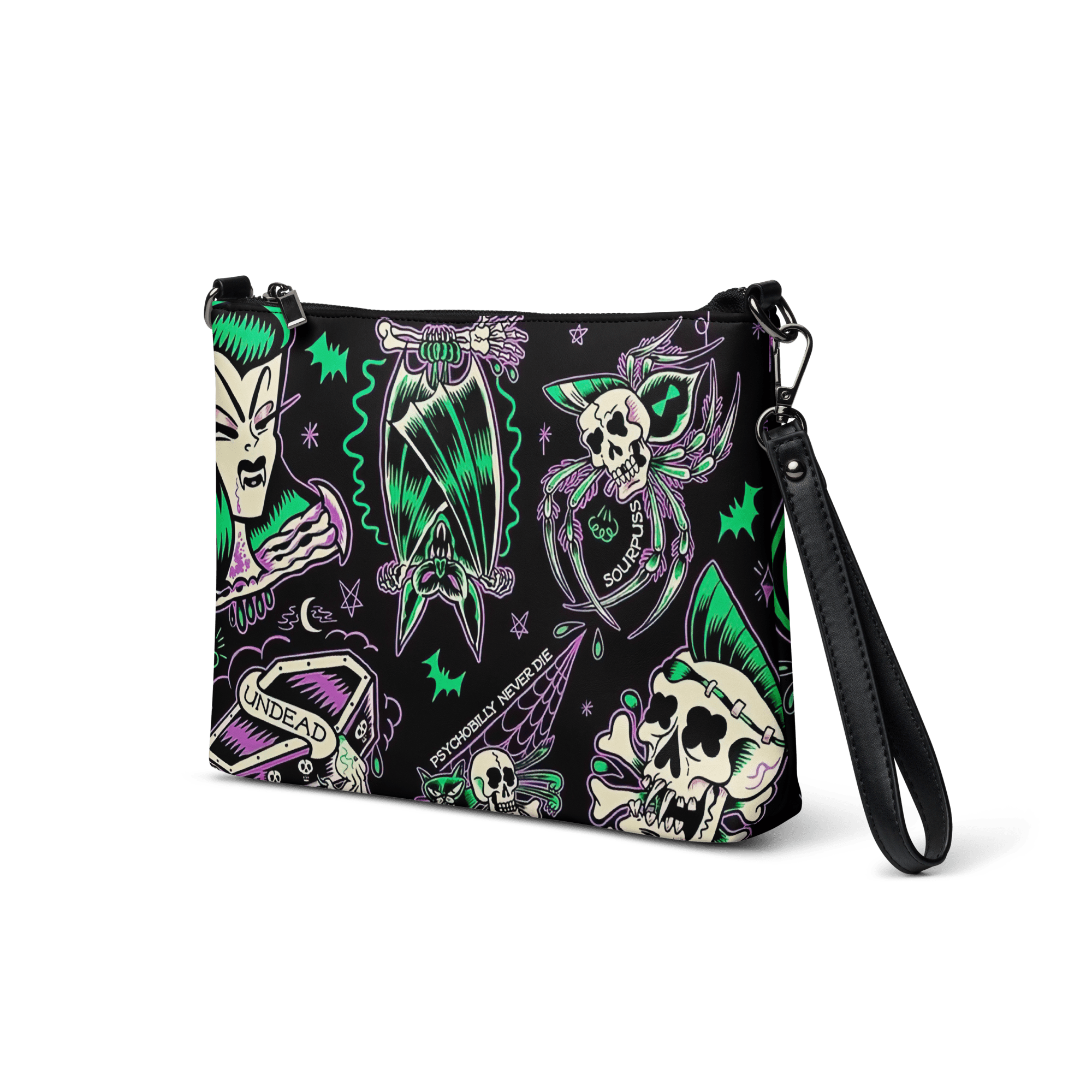 Psychobilly Blast Crossbody Bag