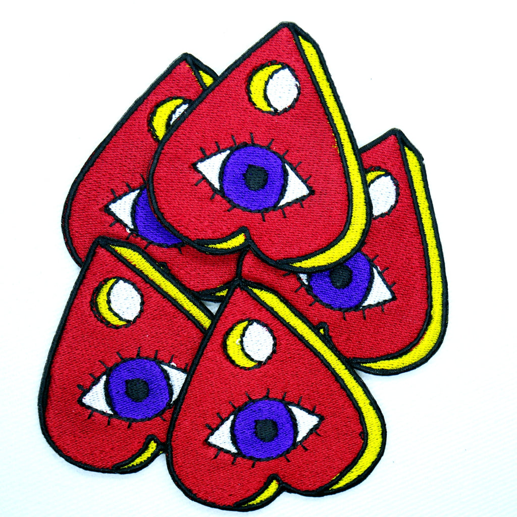 Eye See You Red Planchette Patch