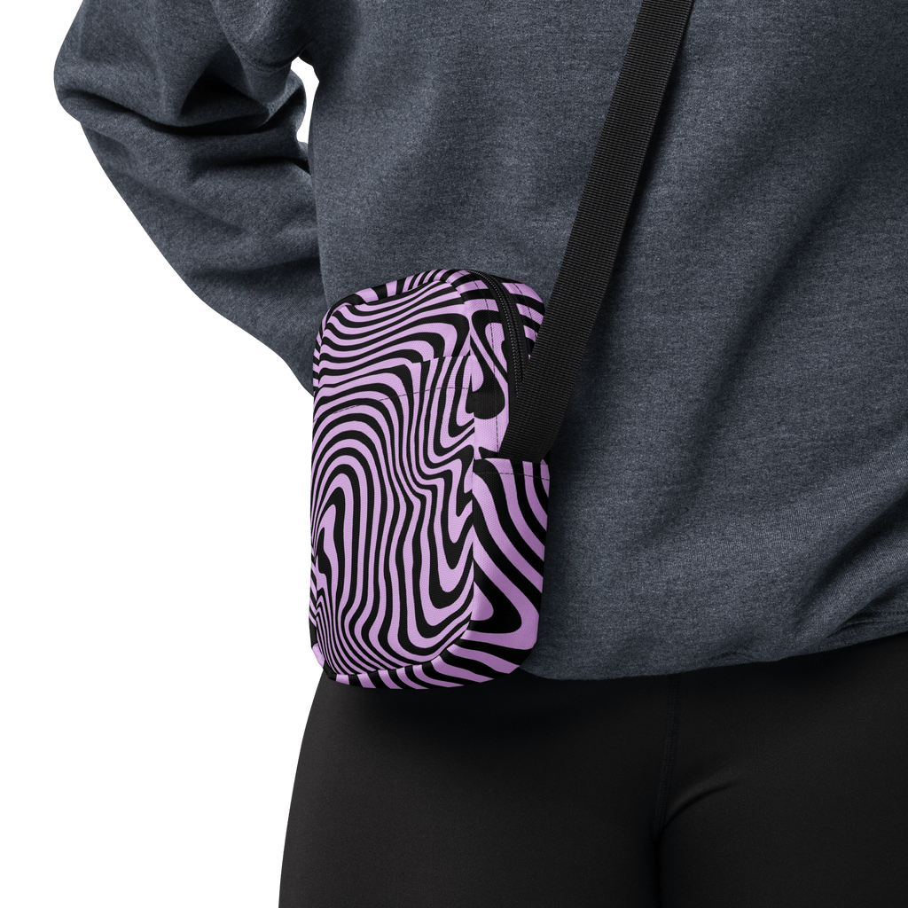 Retro Ripple Crossbody Bag