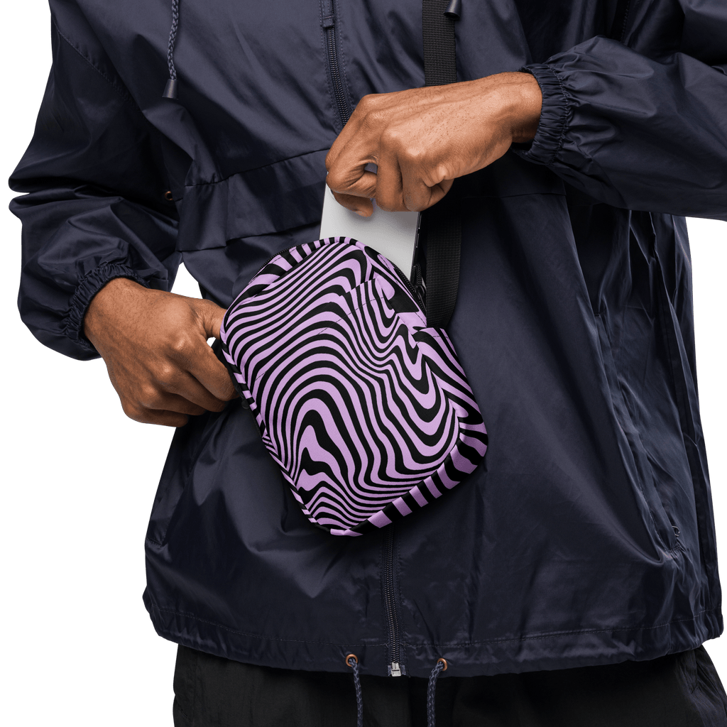 Retro Ripple Crossbody Bag