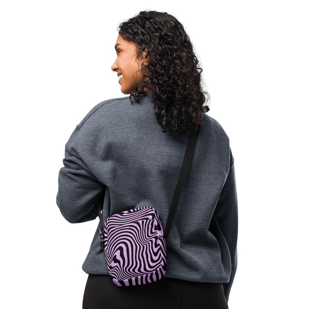 Retro Ripple Crossbody Bag