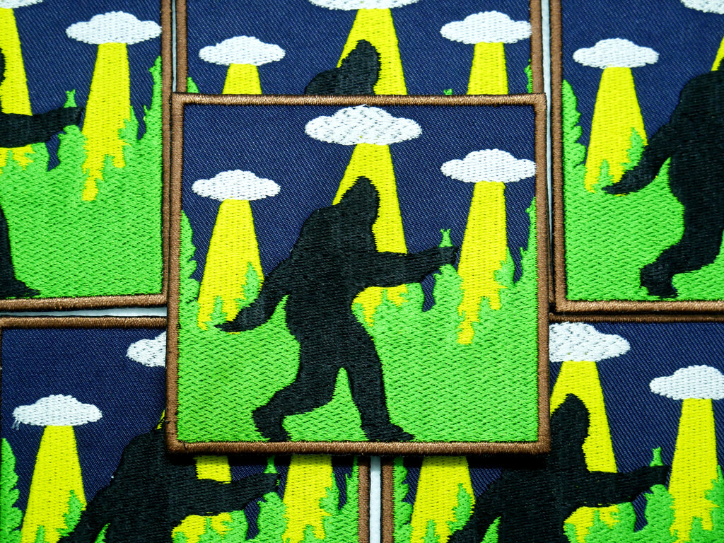 Keep Believing in Sasquatch and UFOs Patch