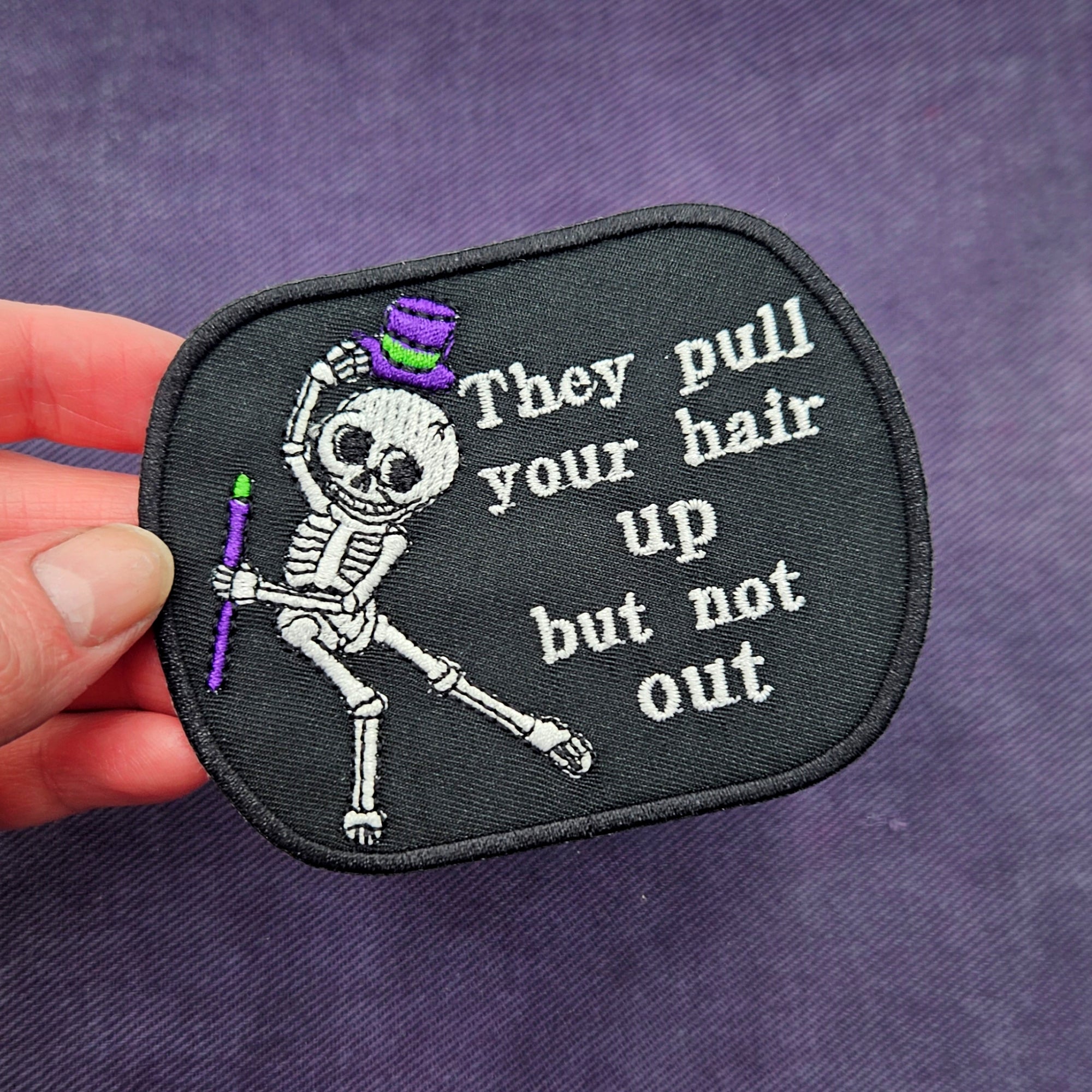 Skeletons Pull Your Hair Patch
