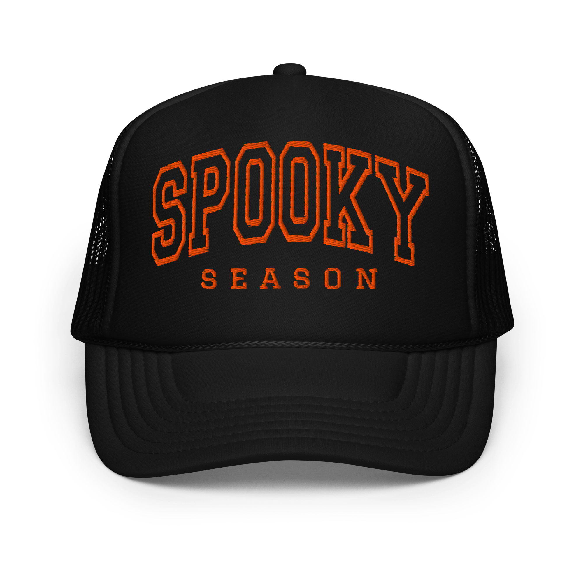 Spooky Season Embroidered Foam Trucker Hat