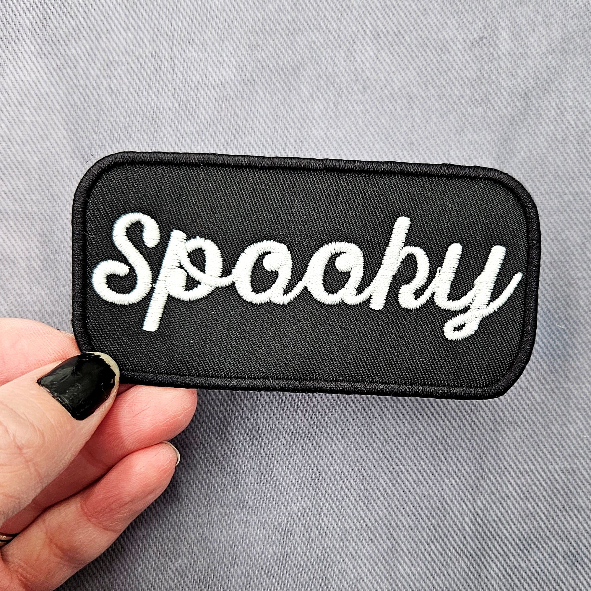 Spooky Name Tag Patch