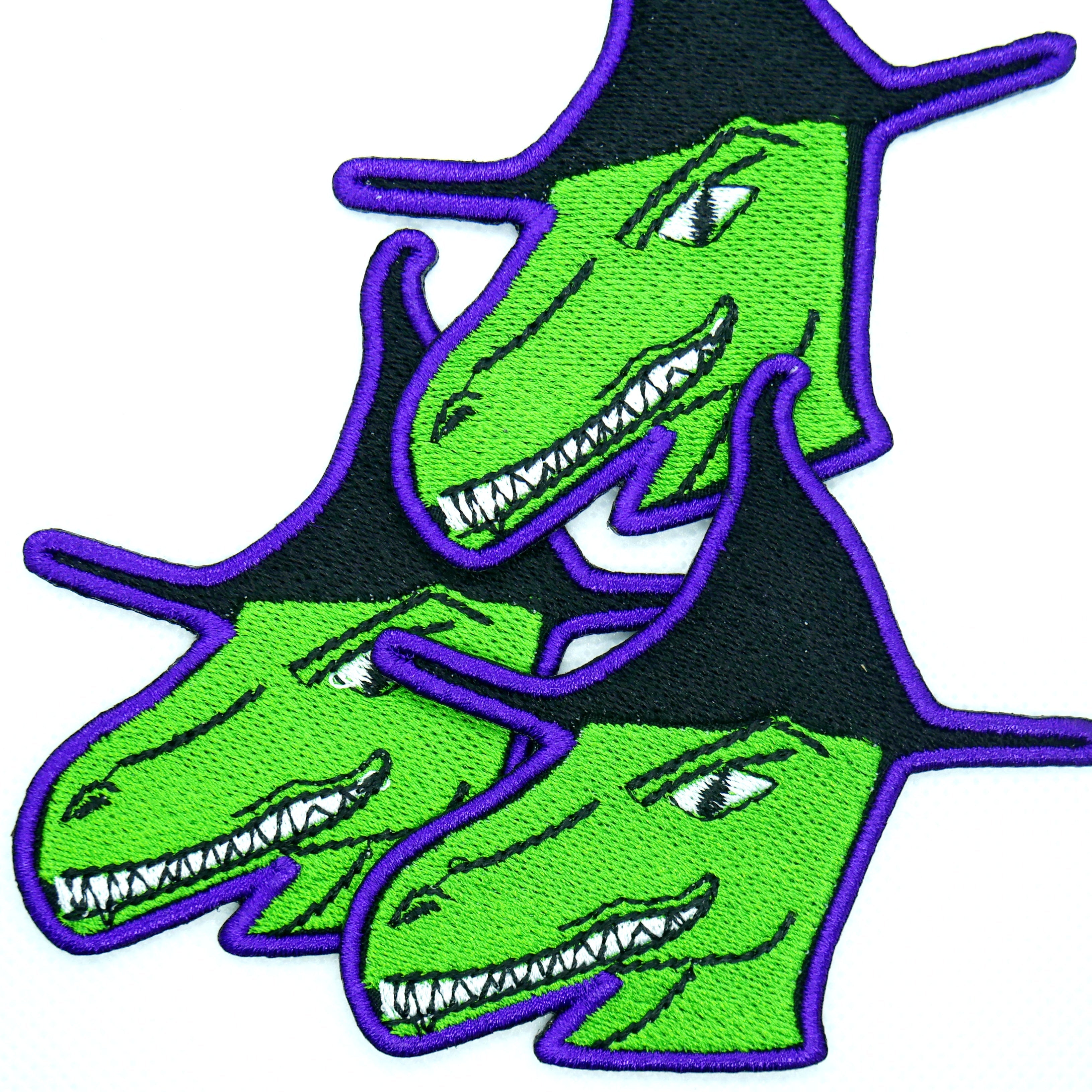 Tyrannosaurus Hex dinosaur witch T.Rex Patch