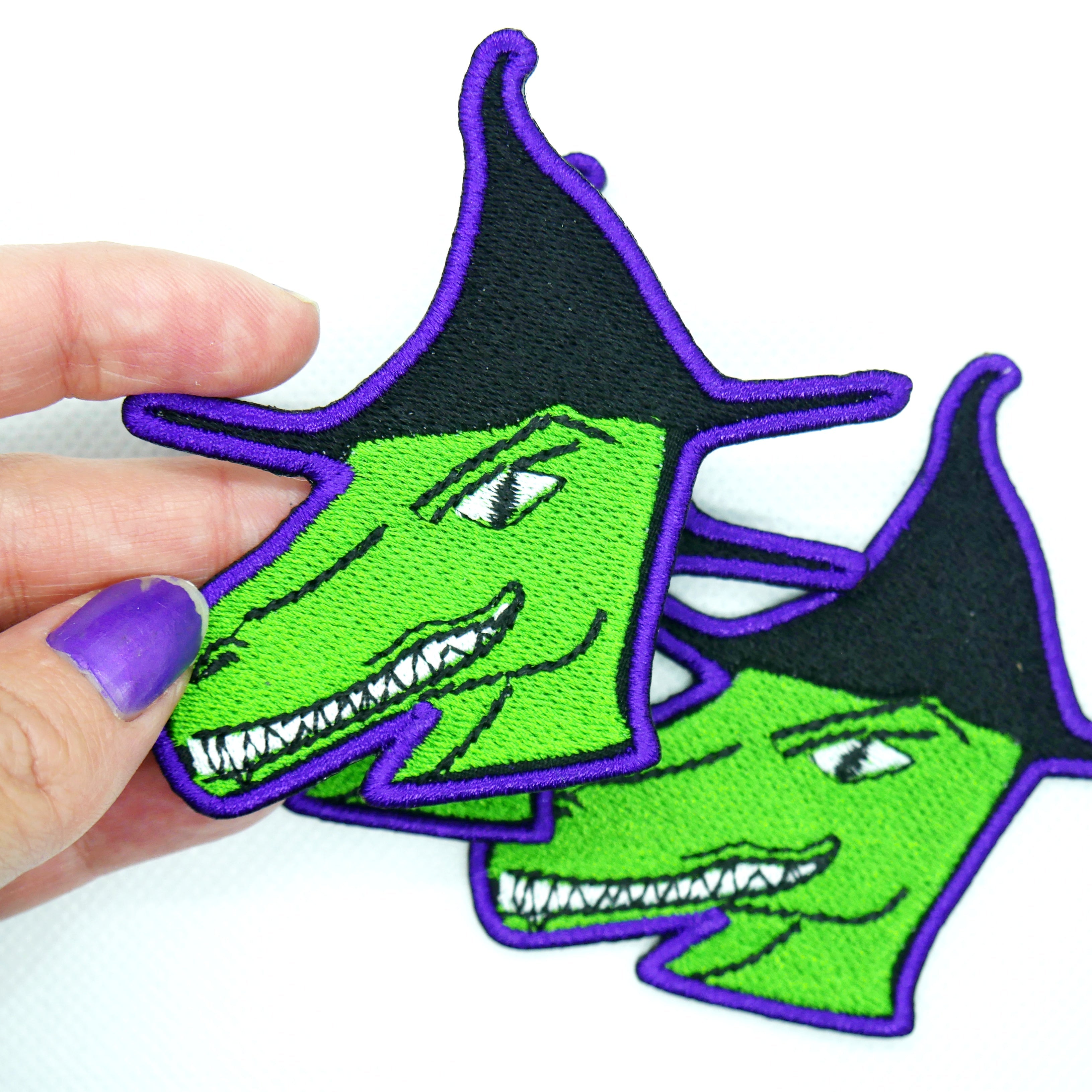 Tyrannosaurus Hex dinosaur witch T.Rex Patch