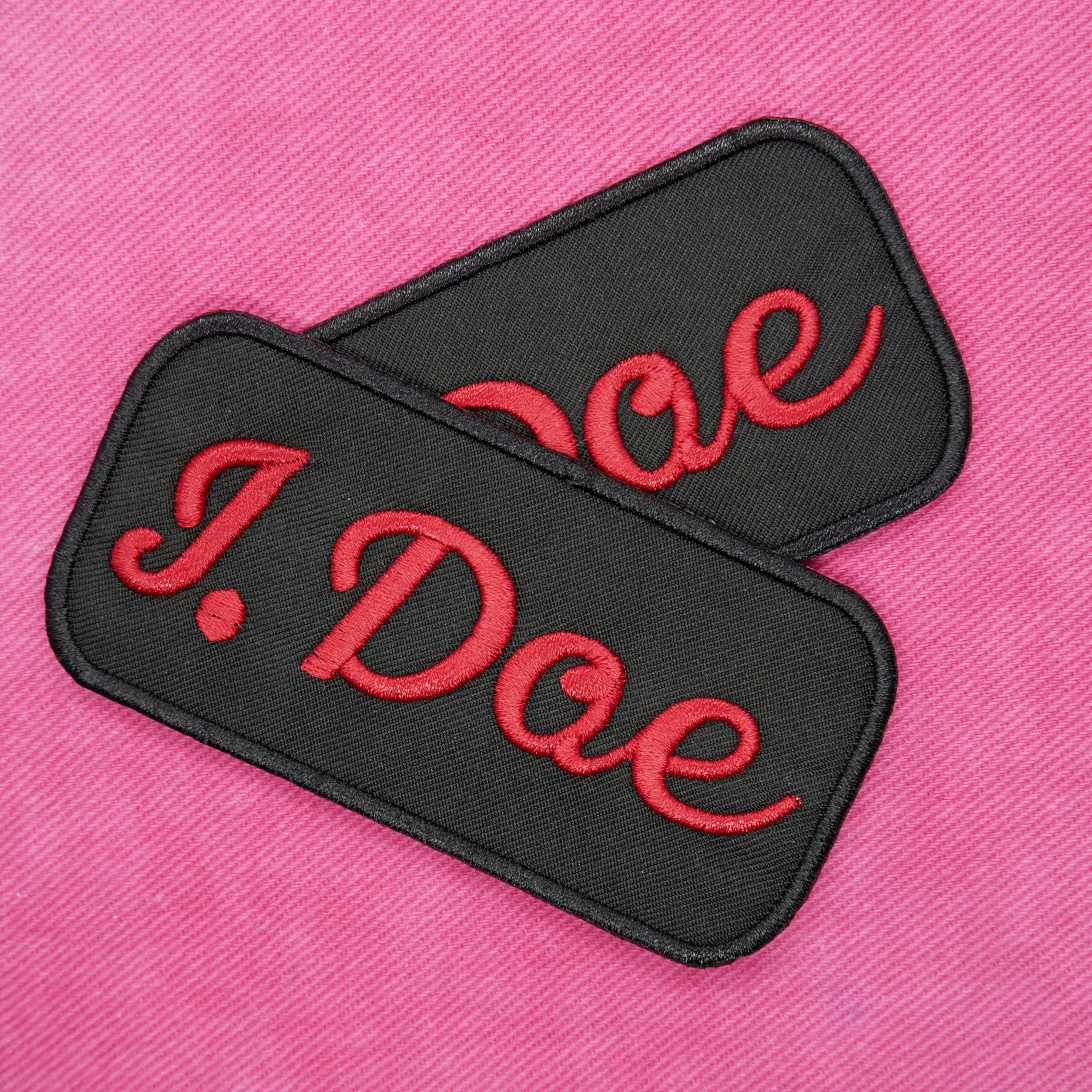 J. Doe Name Tag Patch