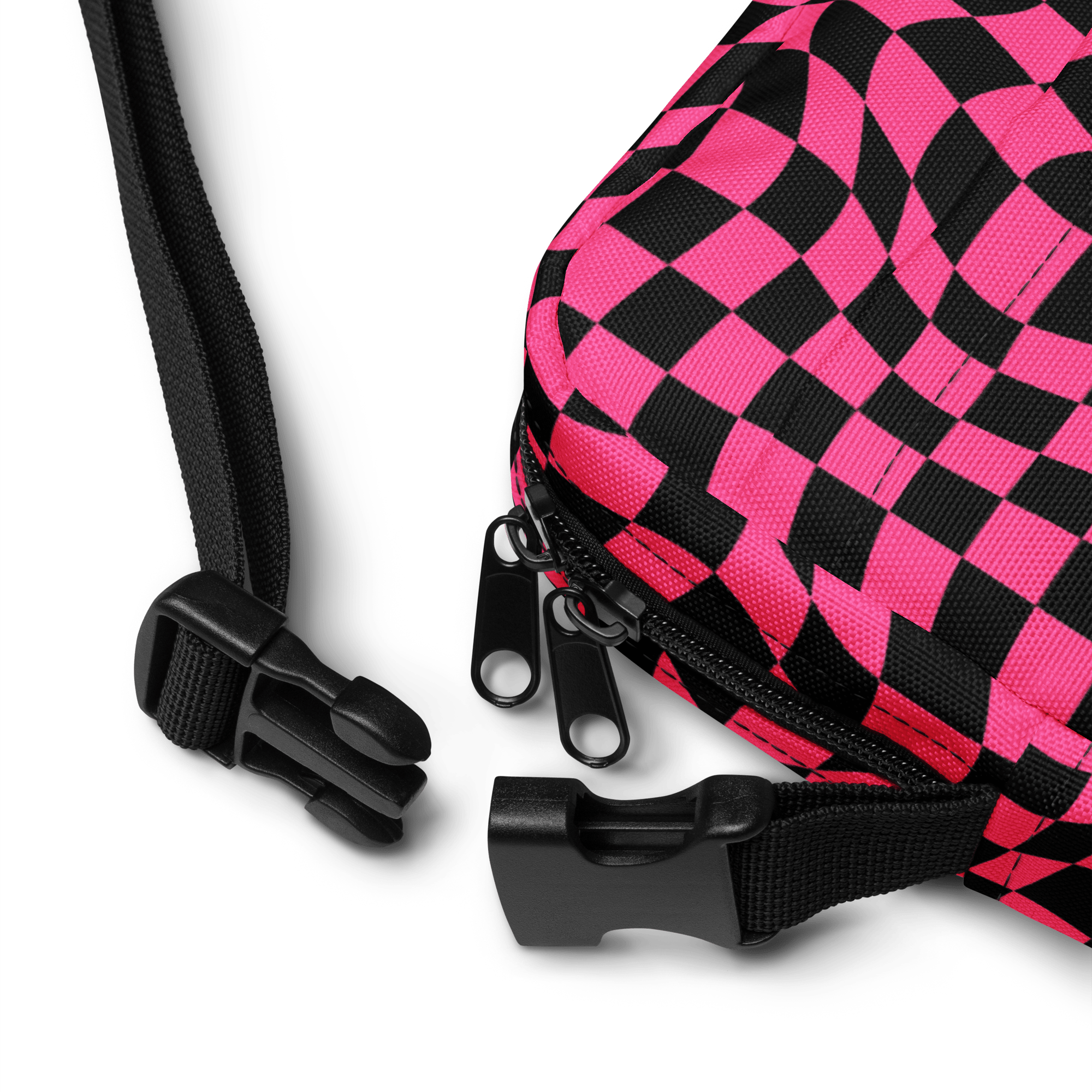 Twisted Tiles Checkerboard Crossbody Bag