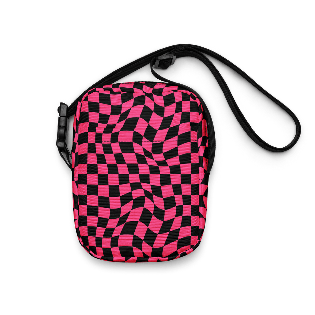Twisted Tiles Checkerboard Crossbody Bag