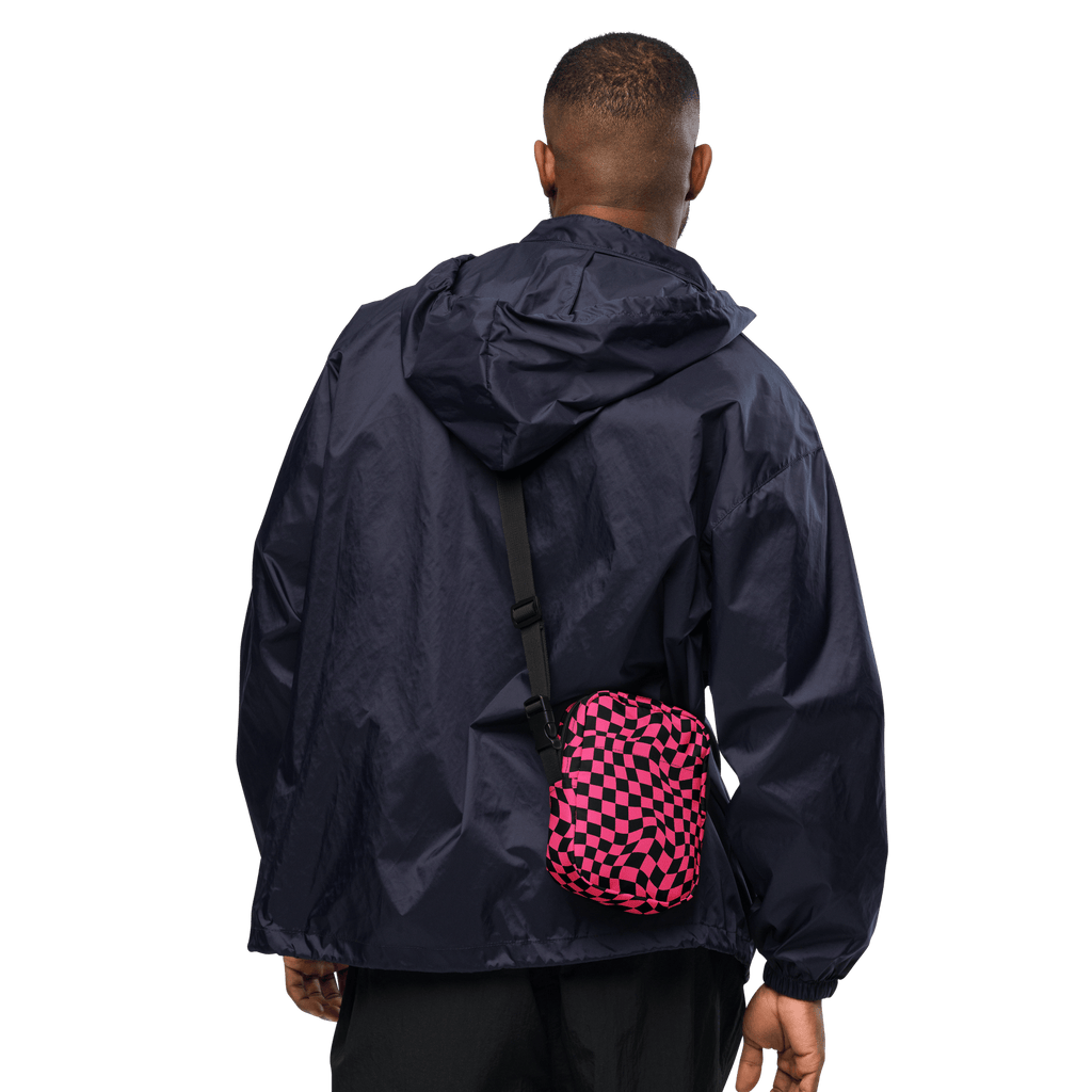 Twisted Tiles Checkerboard Crossbody Bag