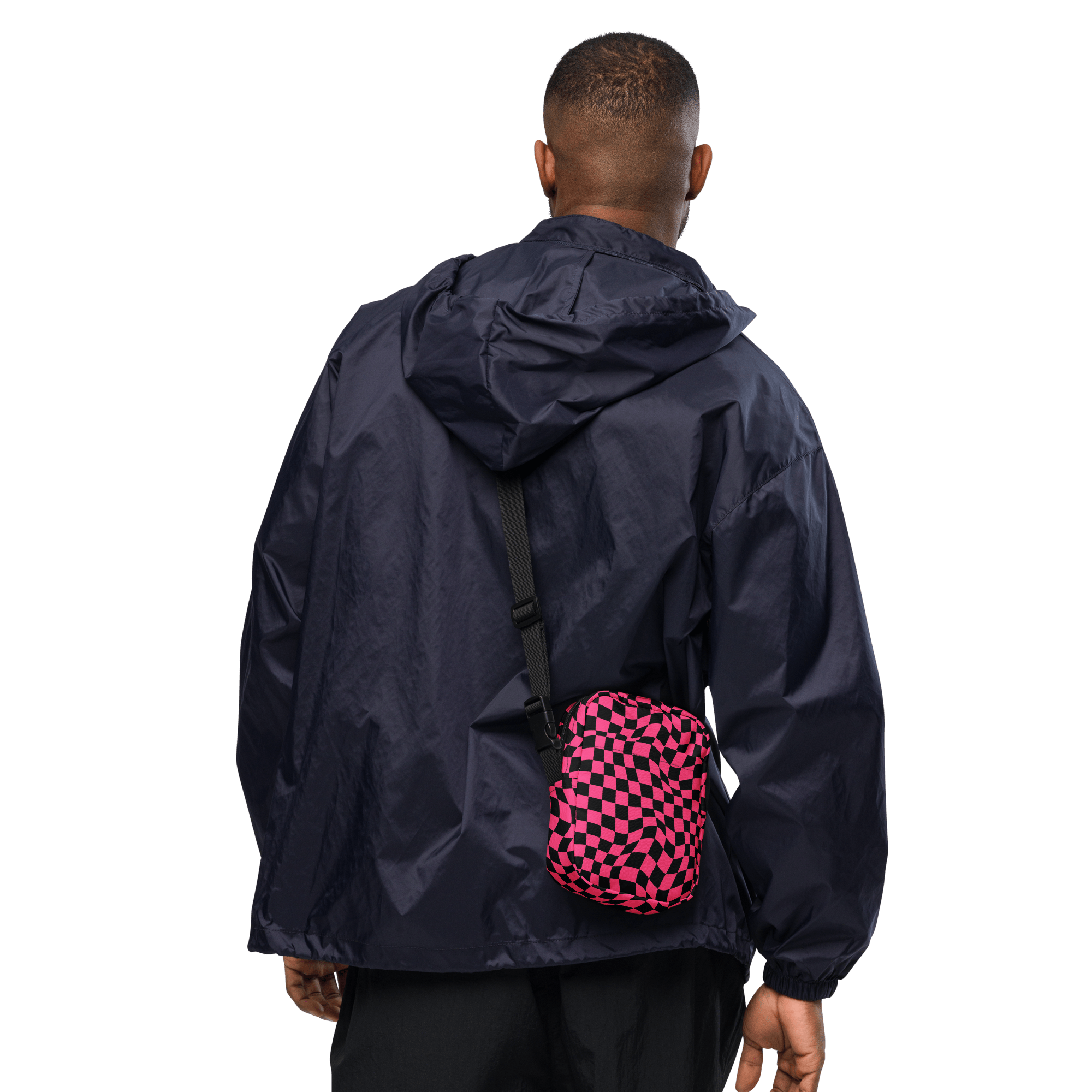 Twisted Tiles Checkerboard Crossbody Bag