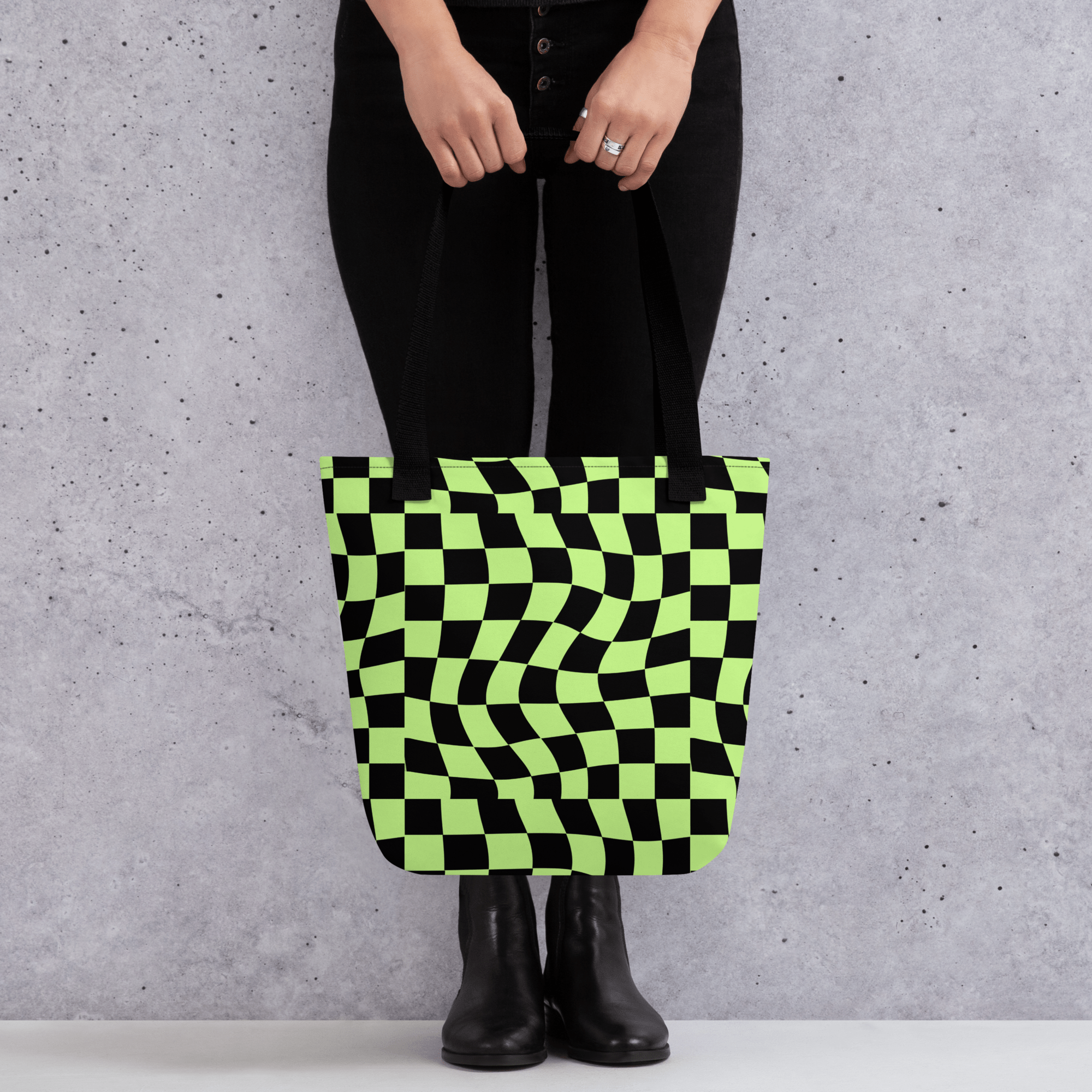 Twisted Tiles Tote Bag