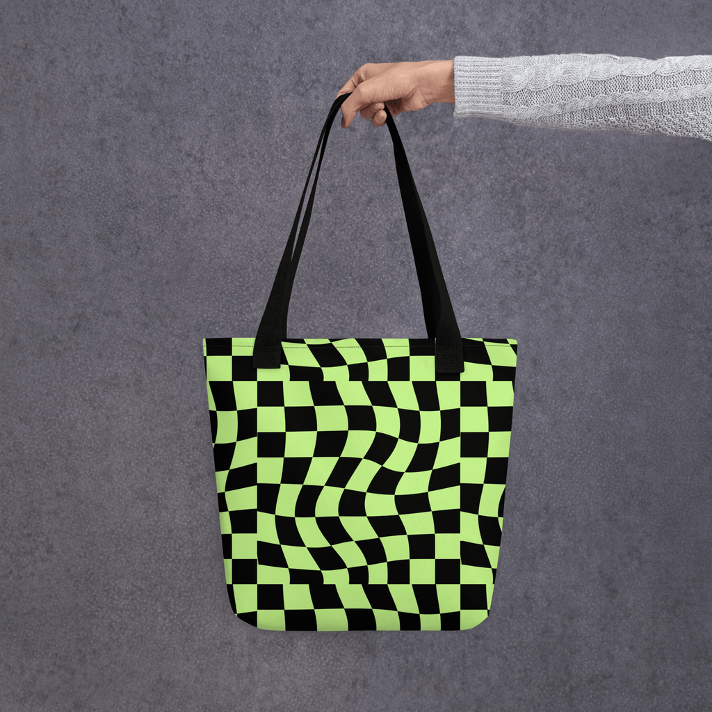 Twisted Tiles Tote Bag