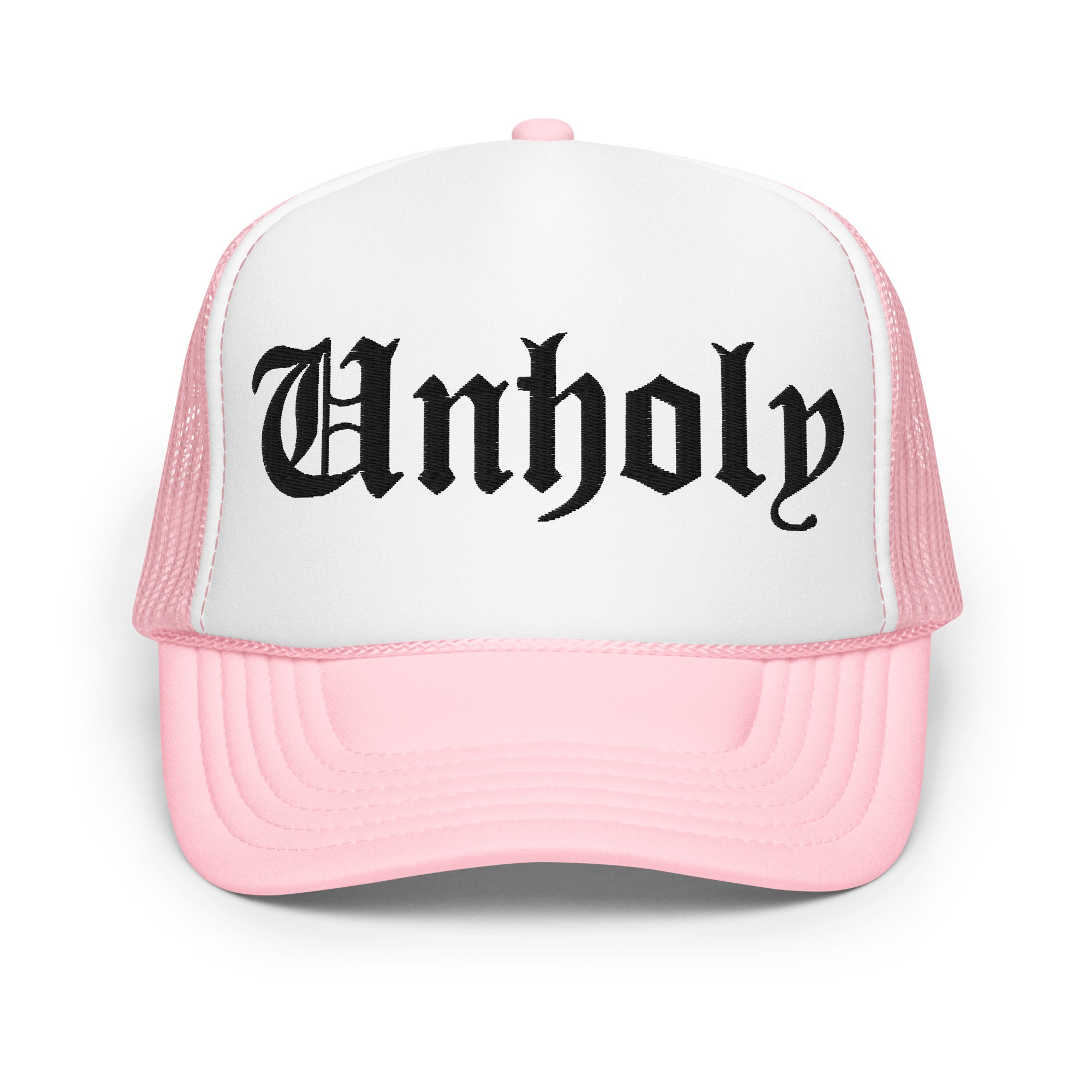 Unholy Embroidered Foam Trucker Hat