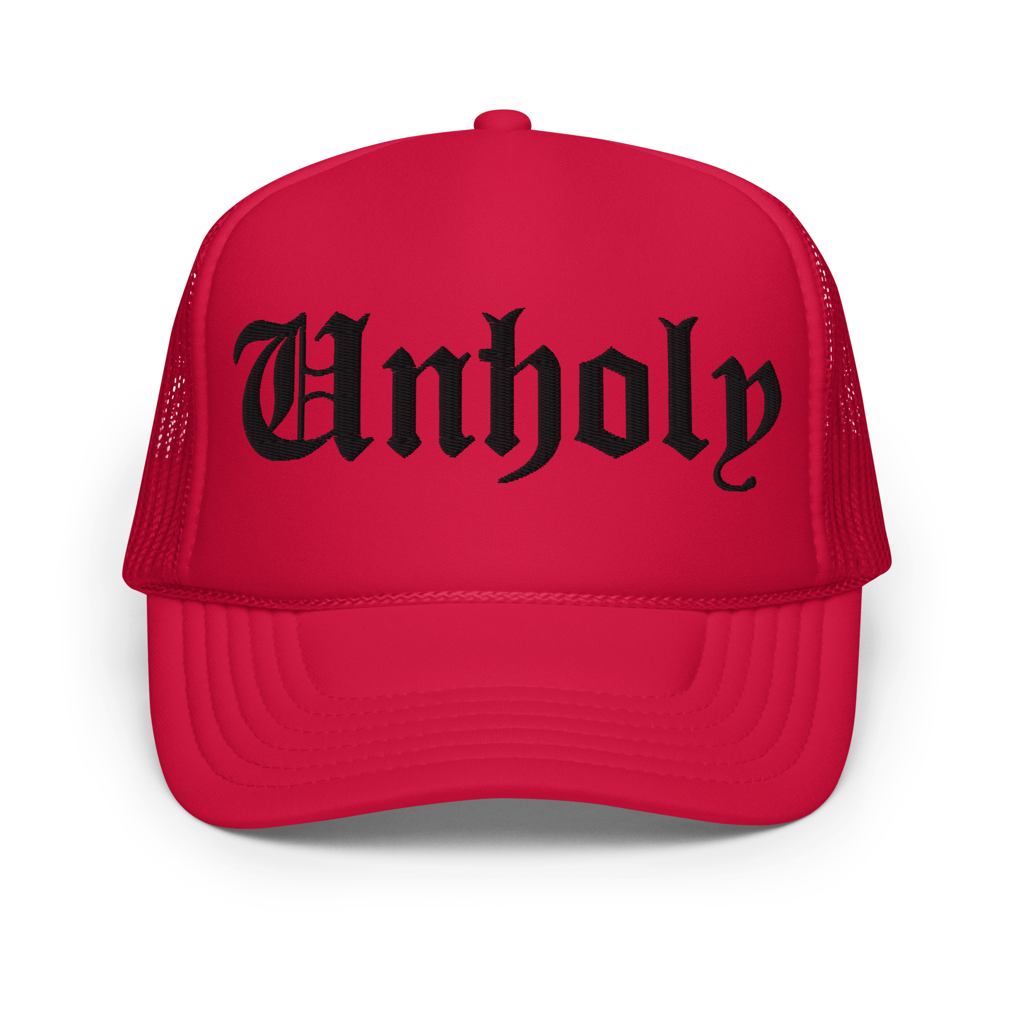 Unholy Embroidered Foam Trucker Hat