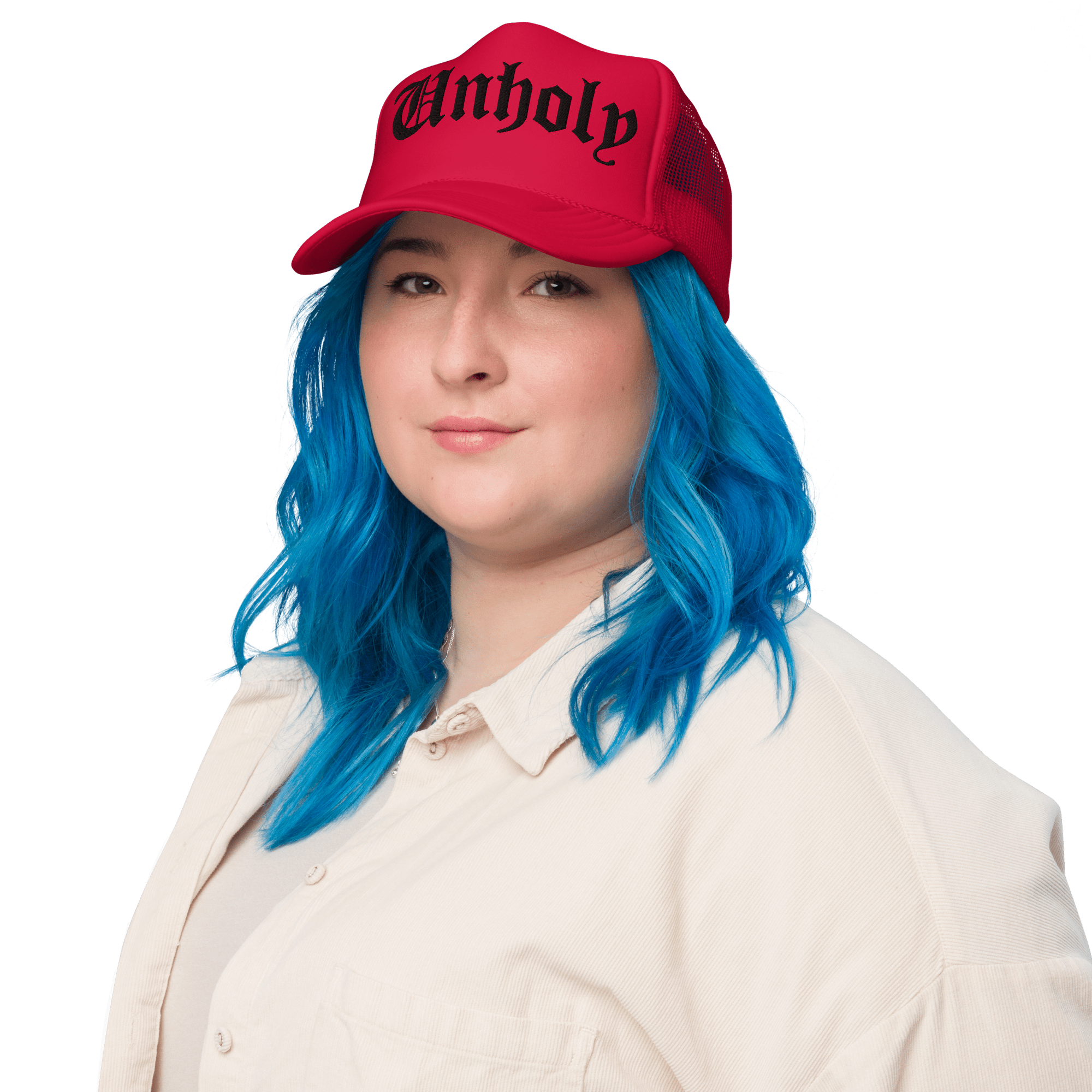 Unholy Embroidered Foam Trucker Hat